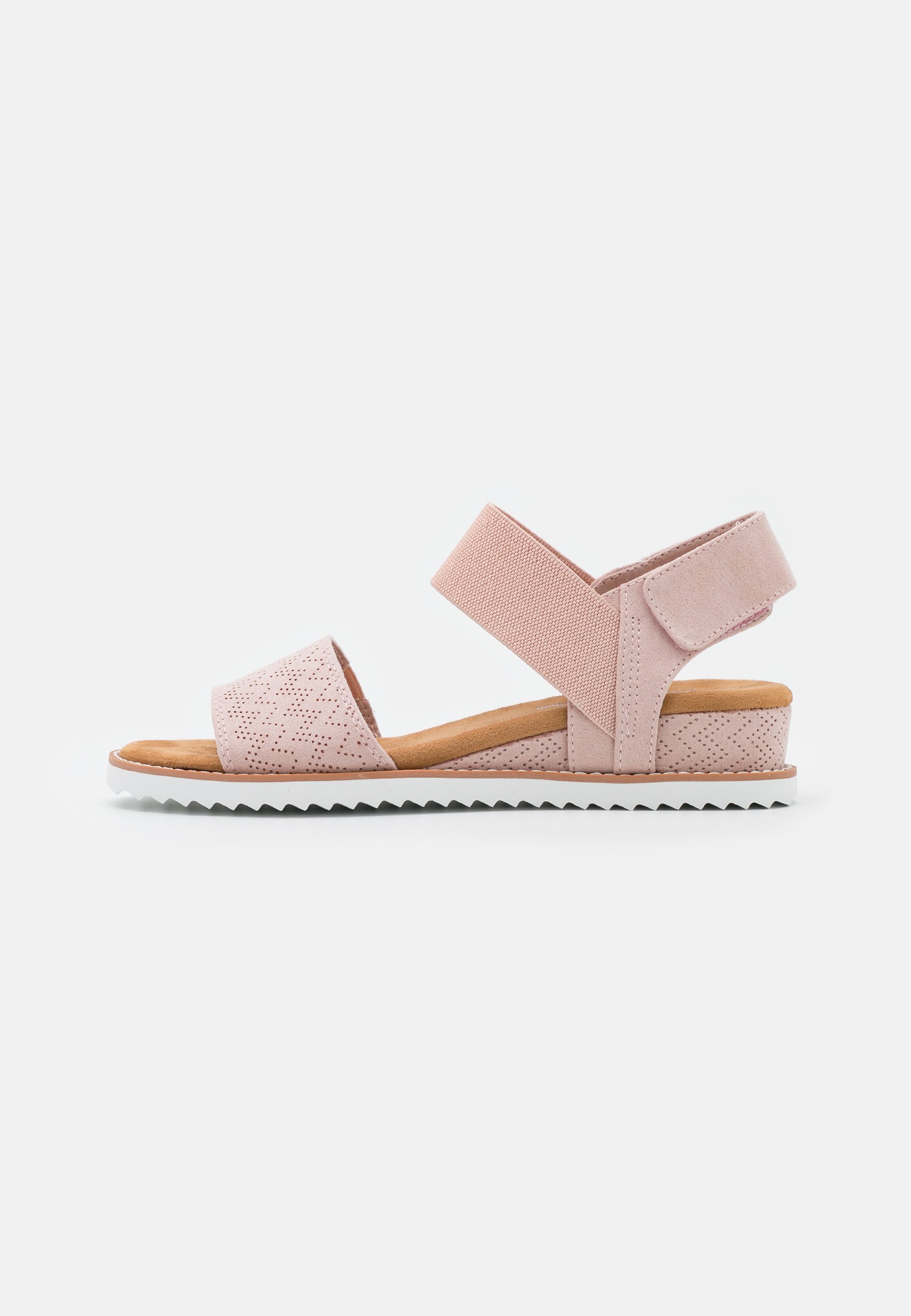 Skechers DESERT KISS - Wedge sandals - blush/light pink