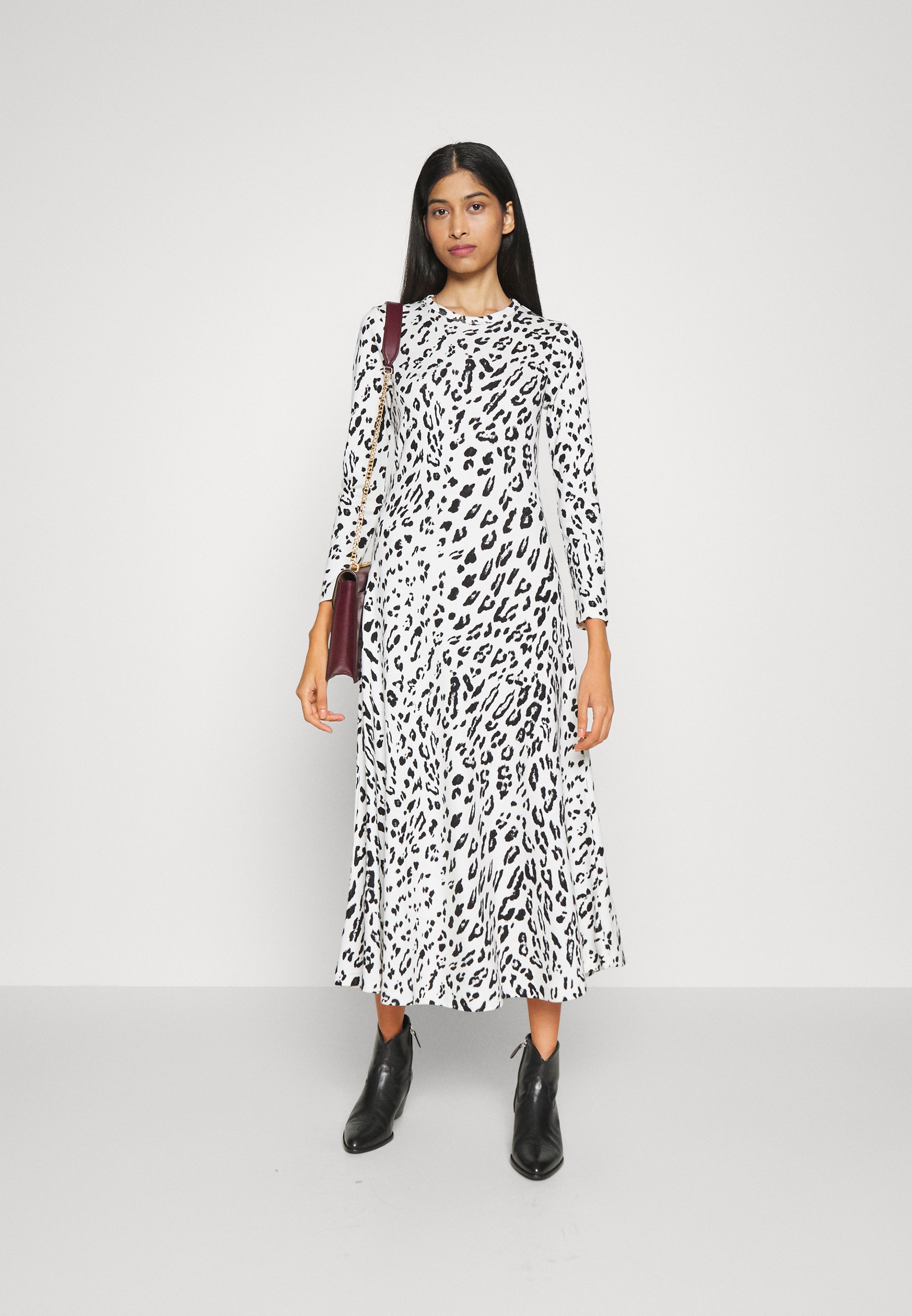 Polo Ralph Lauren LONG SLEEVE DAY DRESS - Jumper dress - multi-coloured