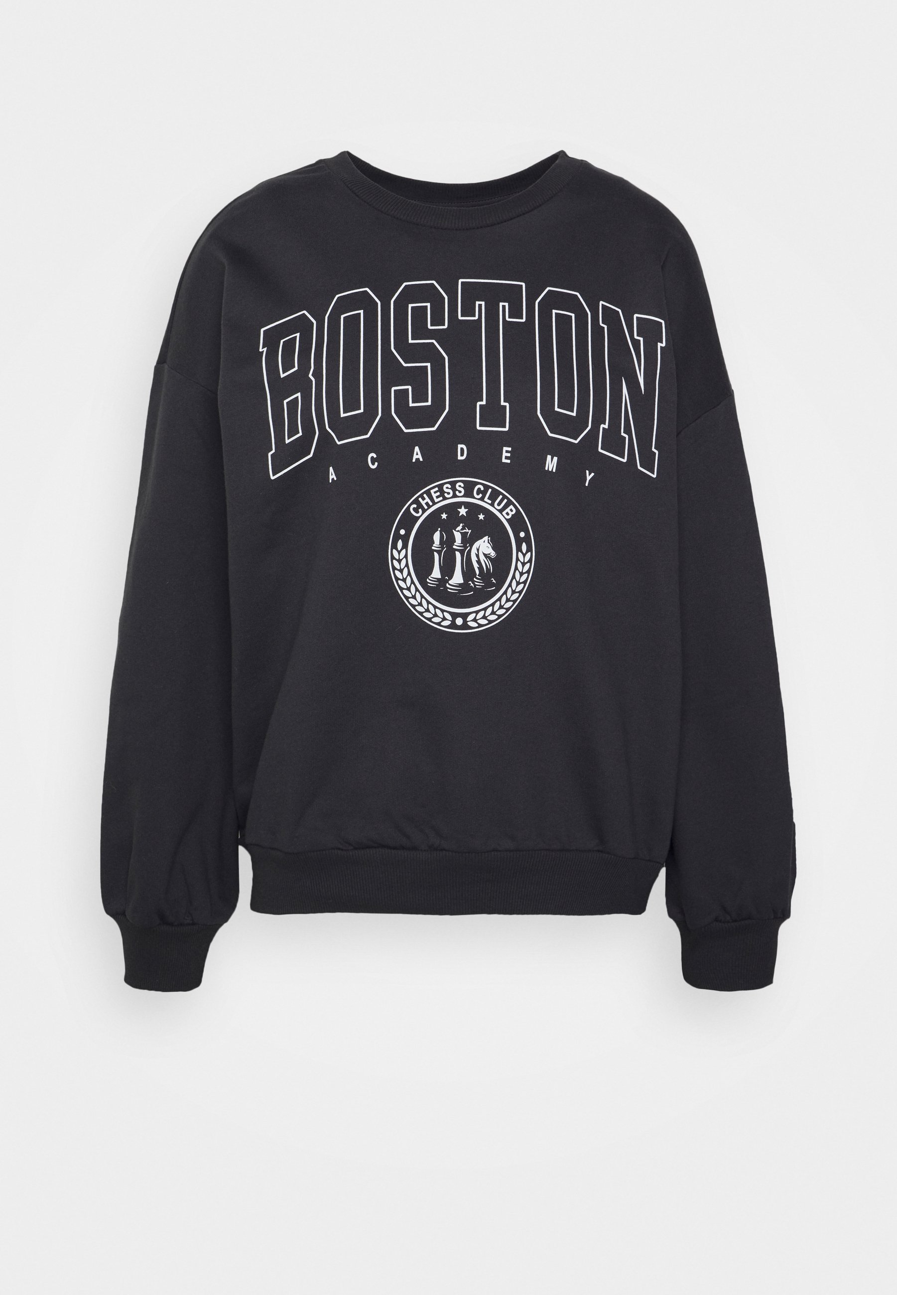 ONLY ONLDREAMER ACADEMY O NECK - Sweatshirt - phantom/black