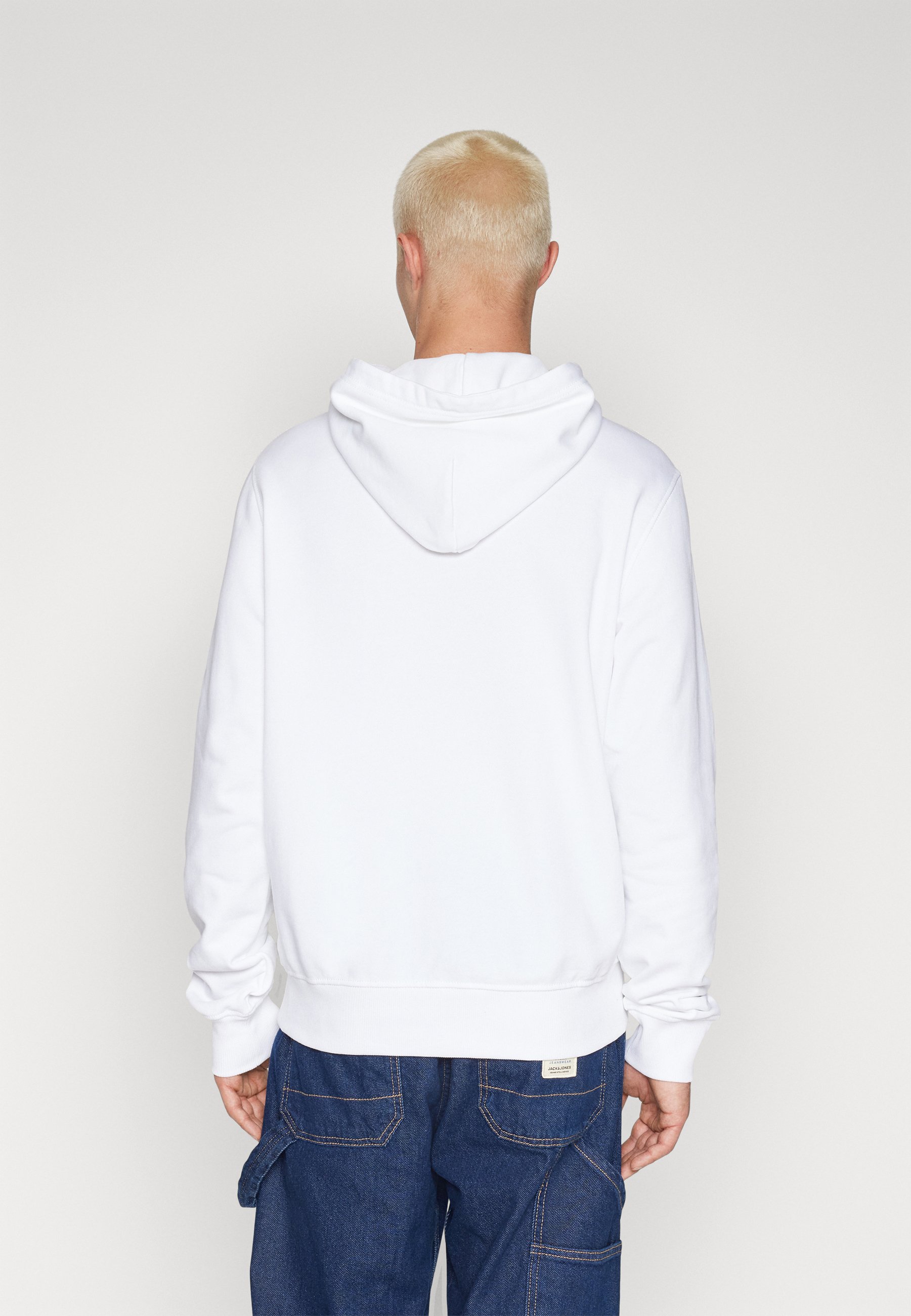 Diesel GINN HOOD RUNWAY UNISEX - Sweatshirt - white