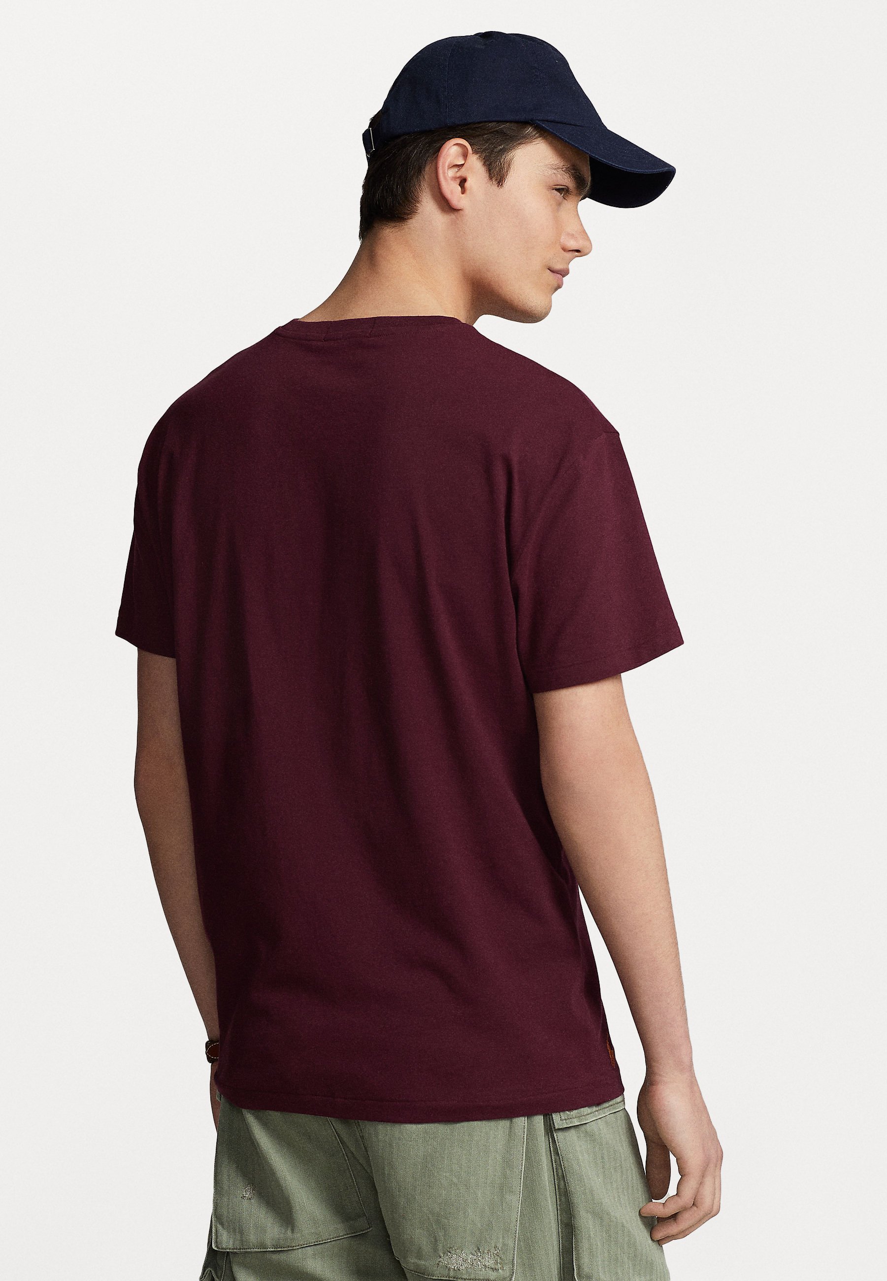 Polo Ralph Lauren SHORT SLEEVE - Print T-shirt - harvard wine/red