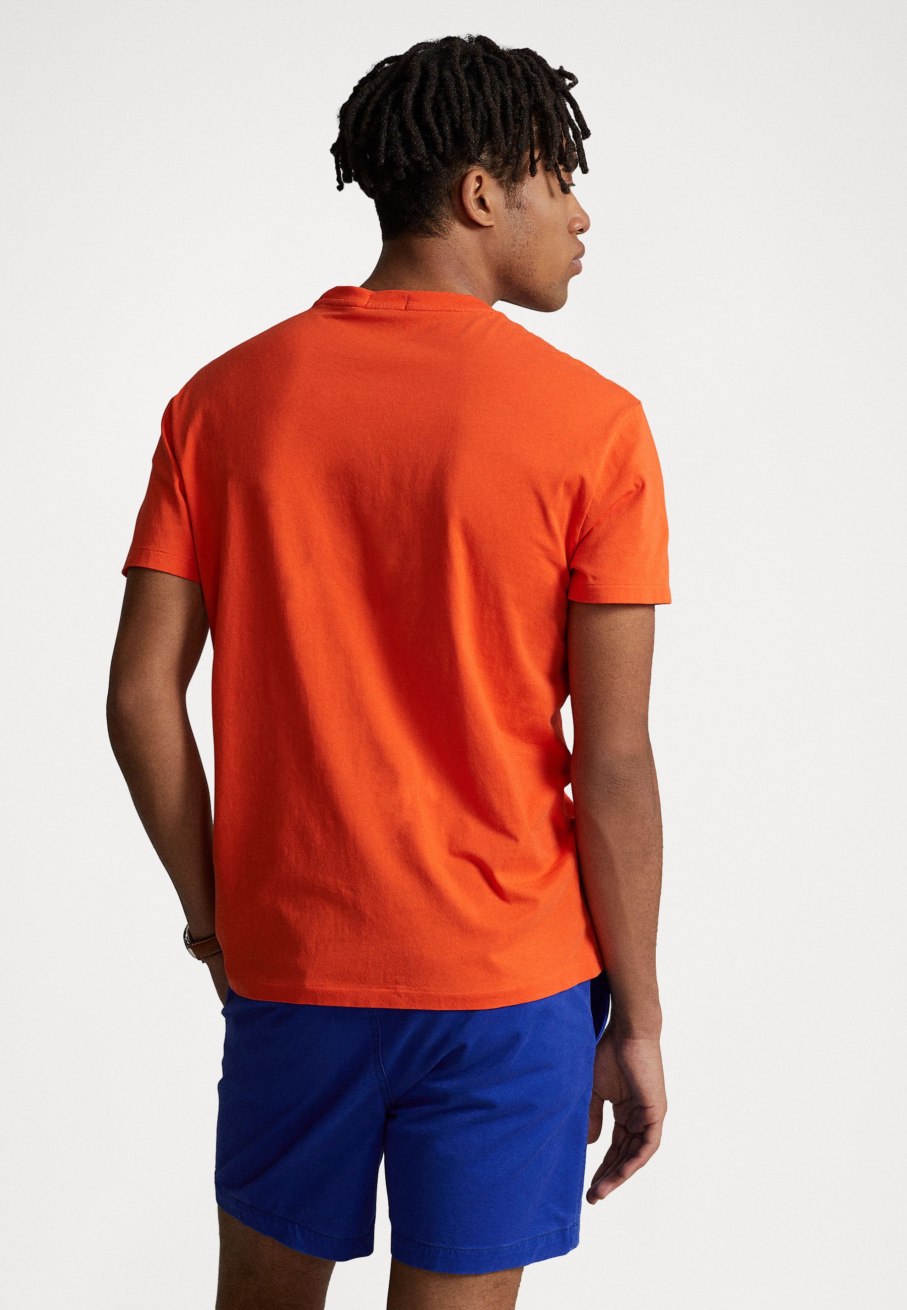Polo Ralph Lauren SHORT SLEEVE - Print T-shirt - elite orange/orange