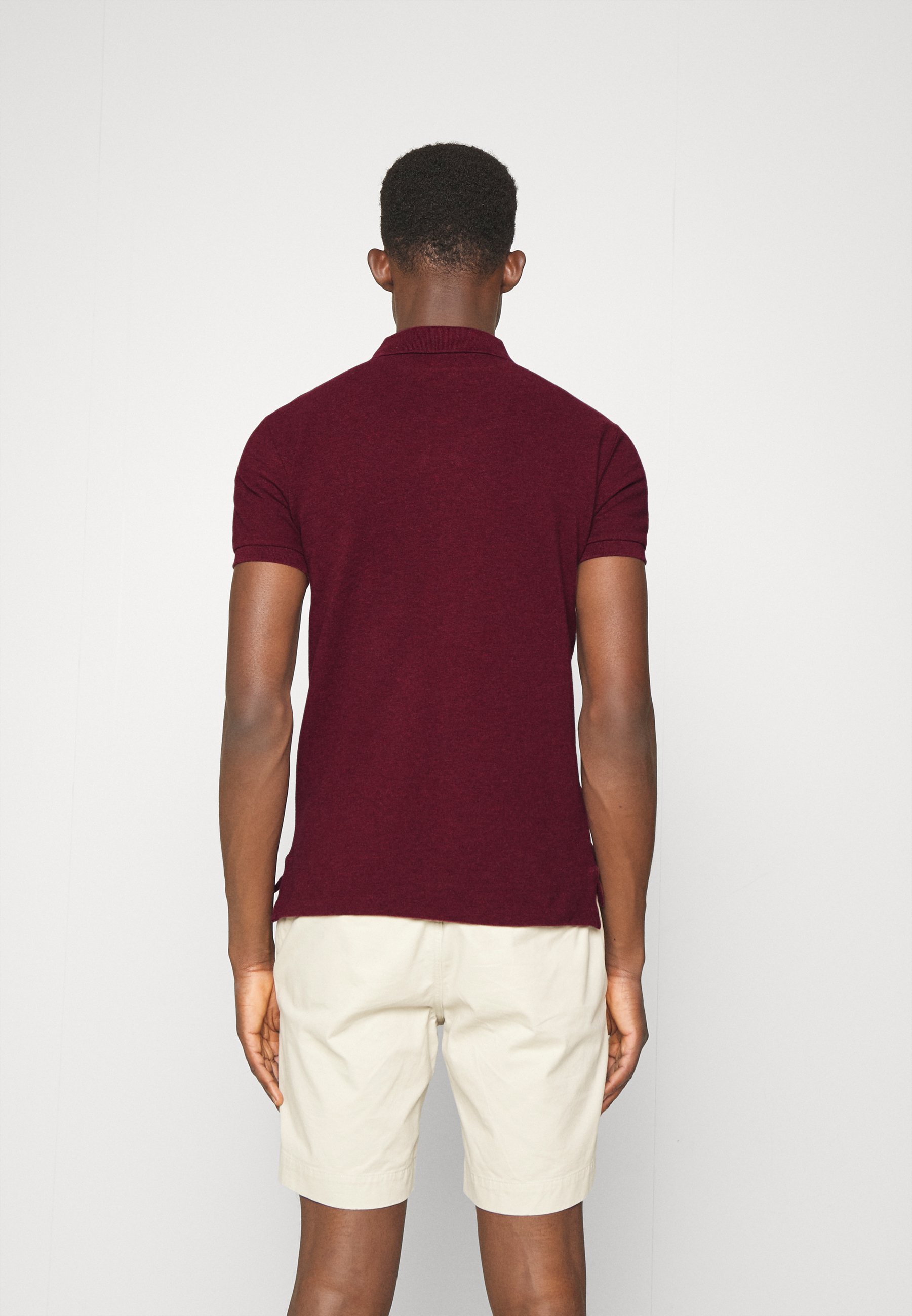 Polo Ralph Lauren SHORT SLEEVE - Polo shirt - spring wine heather/bordeaux