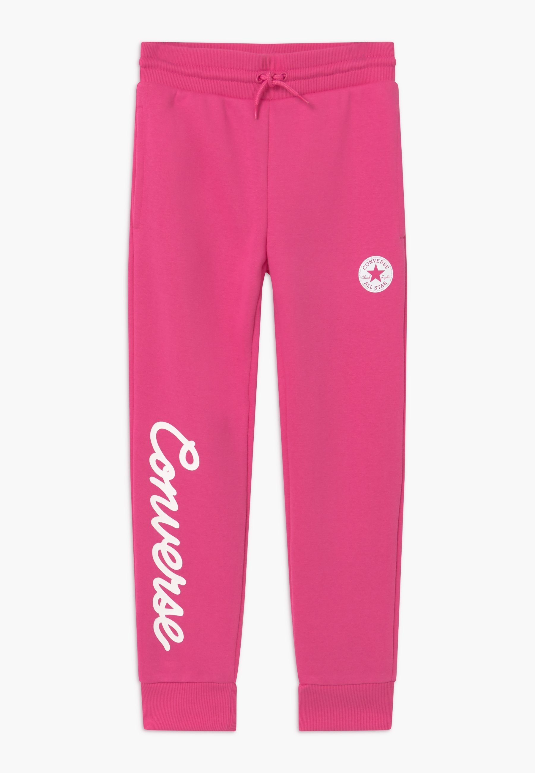 Converse SIGNATURE CHUCK PATCH - Tracksuit bottoms - mod pink/pink