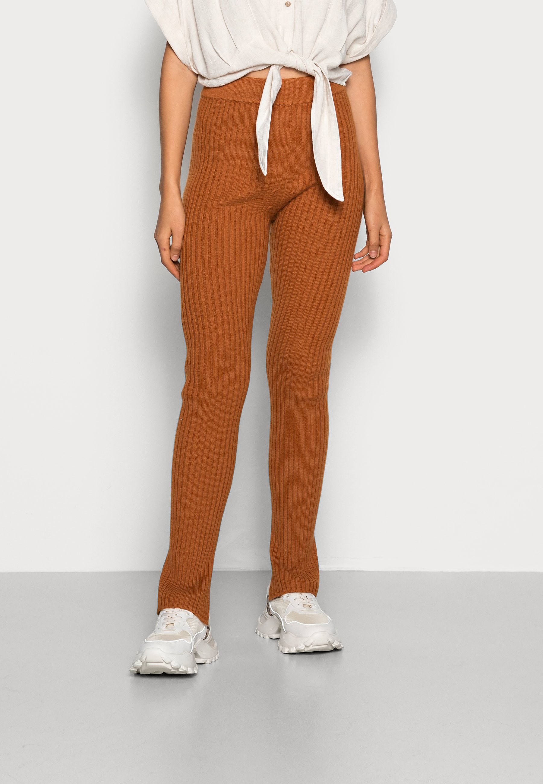 Levi's® BOTTOM SWEATER SET - Trousers - glazed ginger/brown