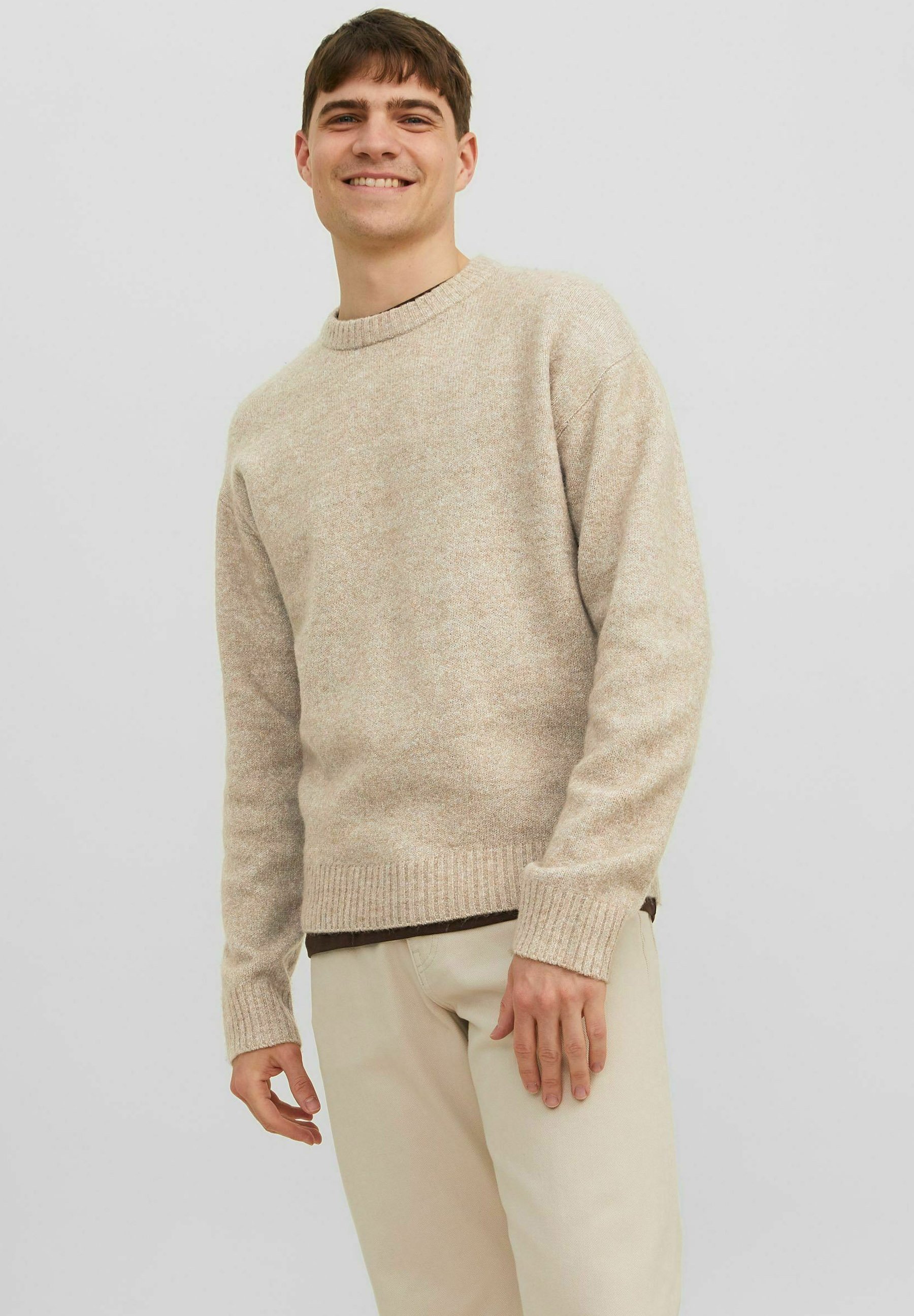 Jack &Jones JOROLLIE  CREW NECK - Jumper - atmosphere/multi-coloured