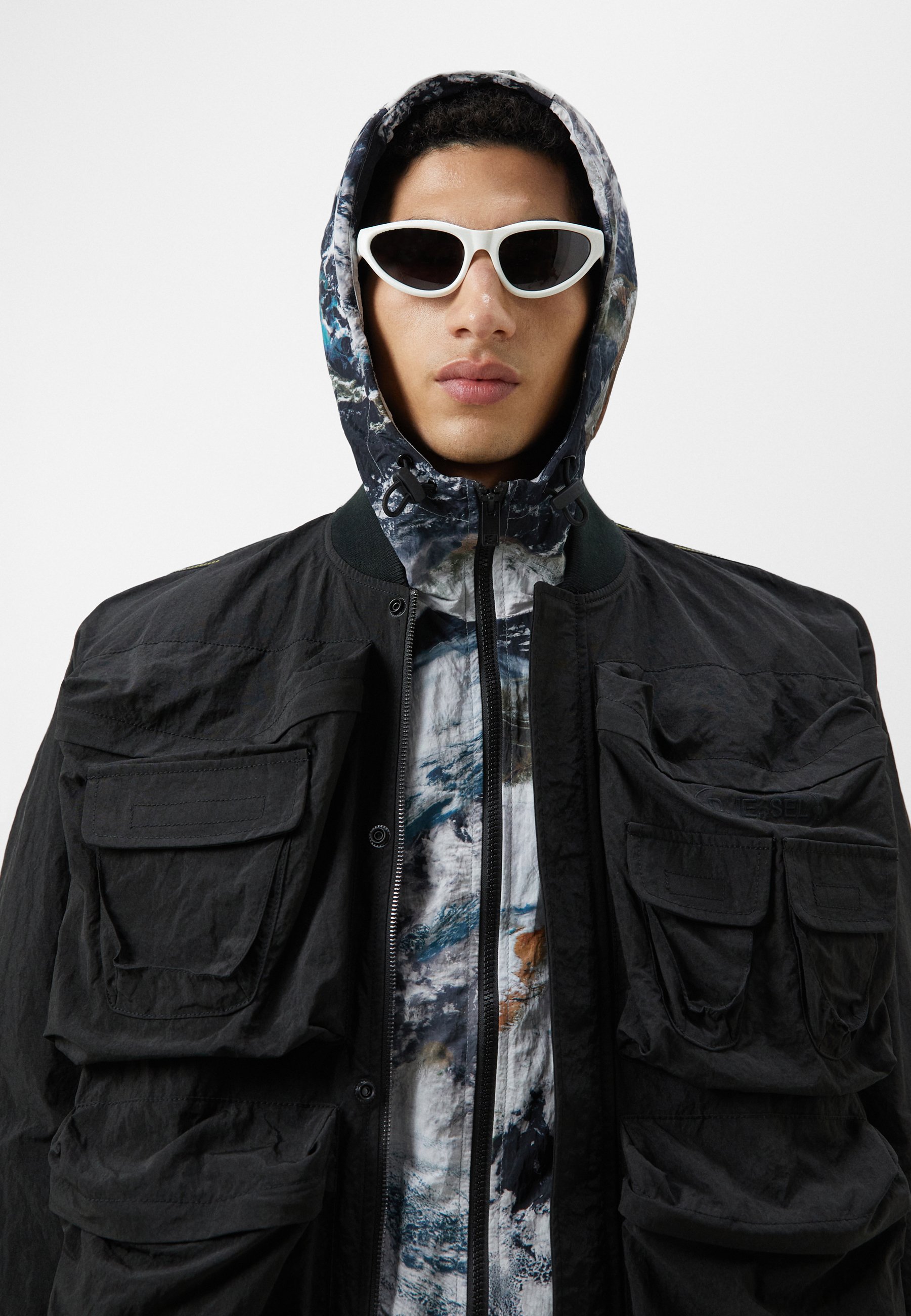 Diesel J-STAIN - Bomber Jacket - black