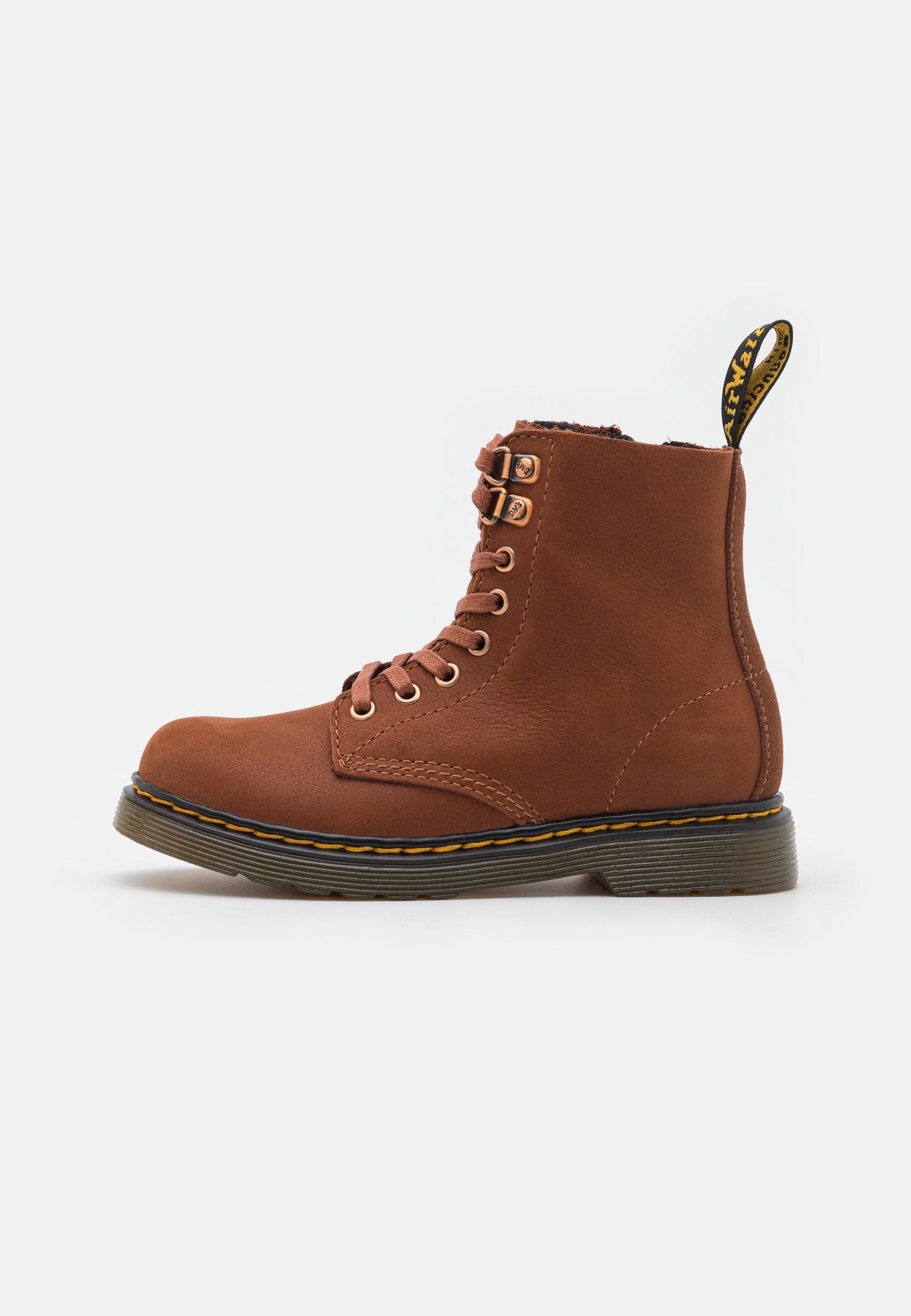 Dr. Martens 1460 PASCAL UNISEX - Lace-up ankle boots - dark tan/brown/brown