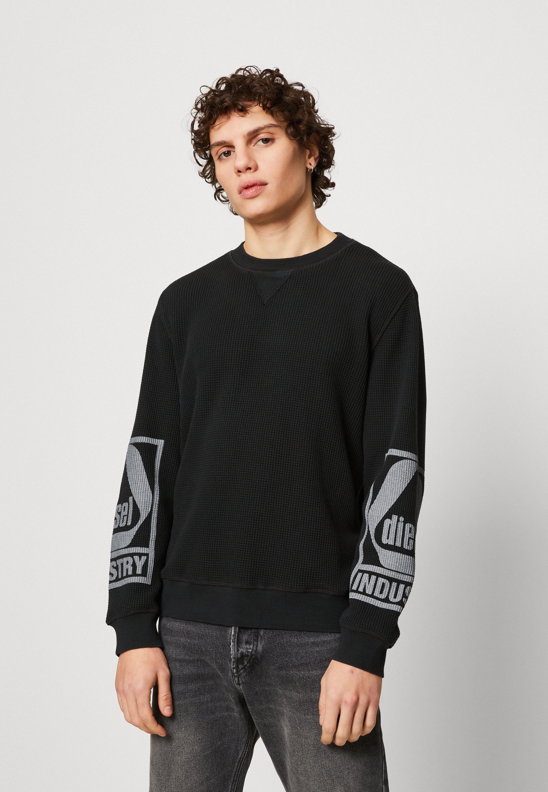 Diesel S GINAFFLE UNISEX - Sweatshirt - black