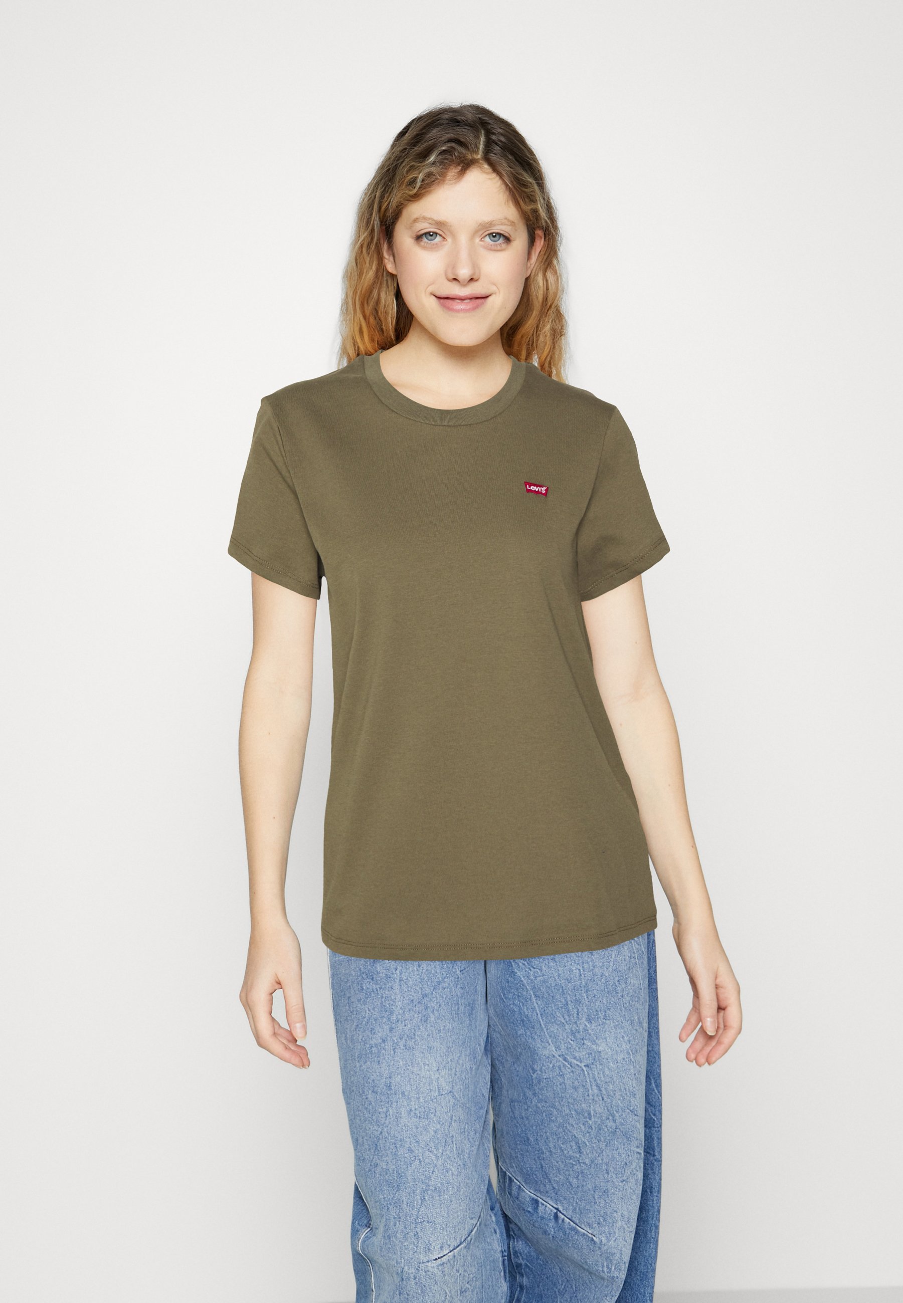 Levi's® THE PERFECT TEE - Basic T-shirt - sea turtle/khaki