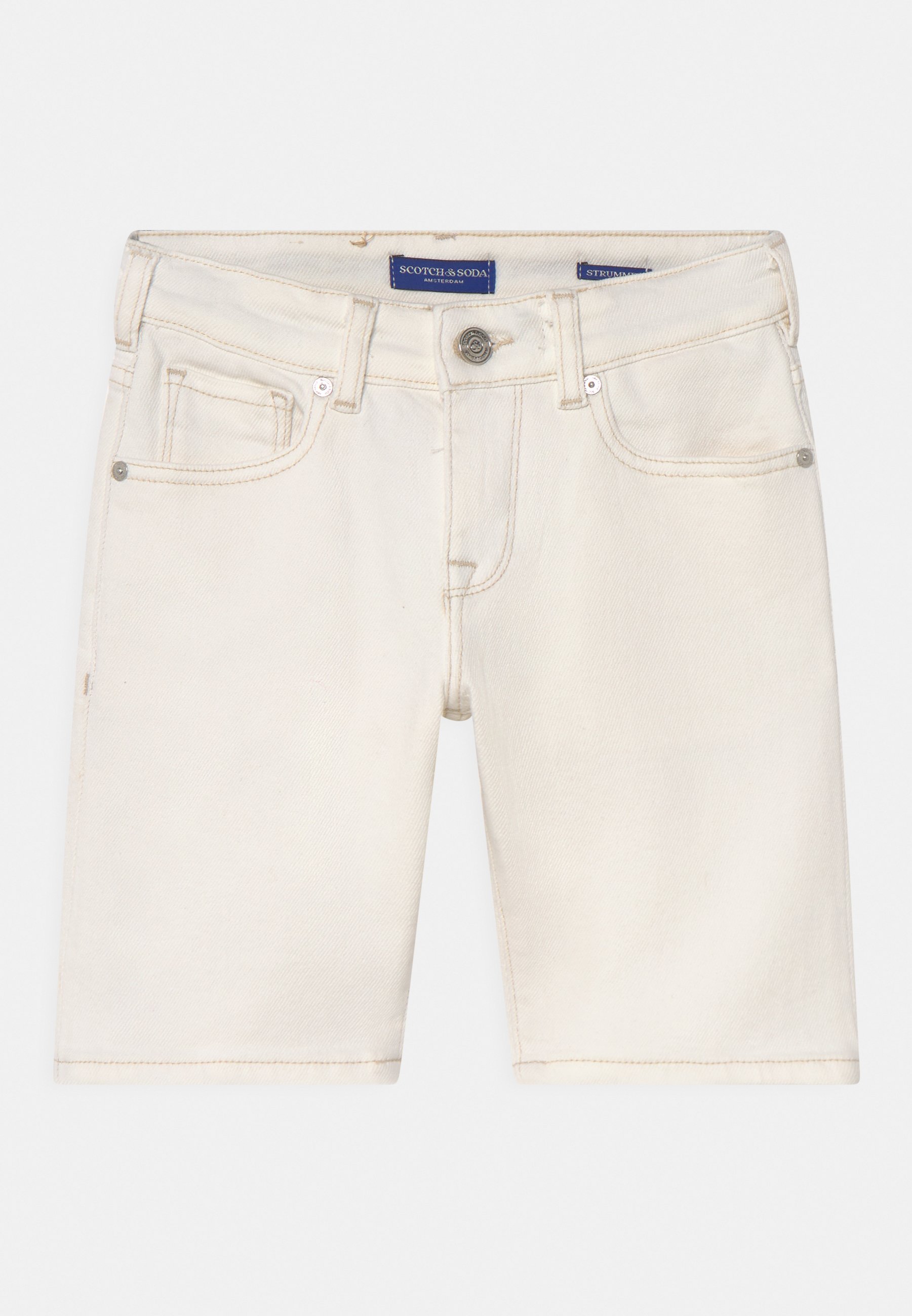 Scotch & Soda STRUMMER - Denim shorts - off white/off-white
