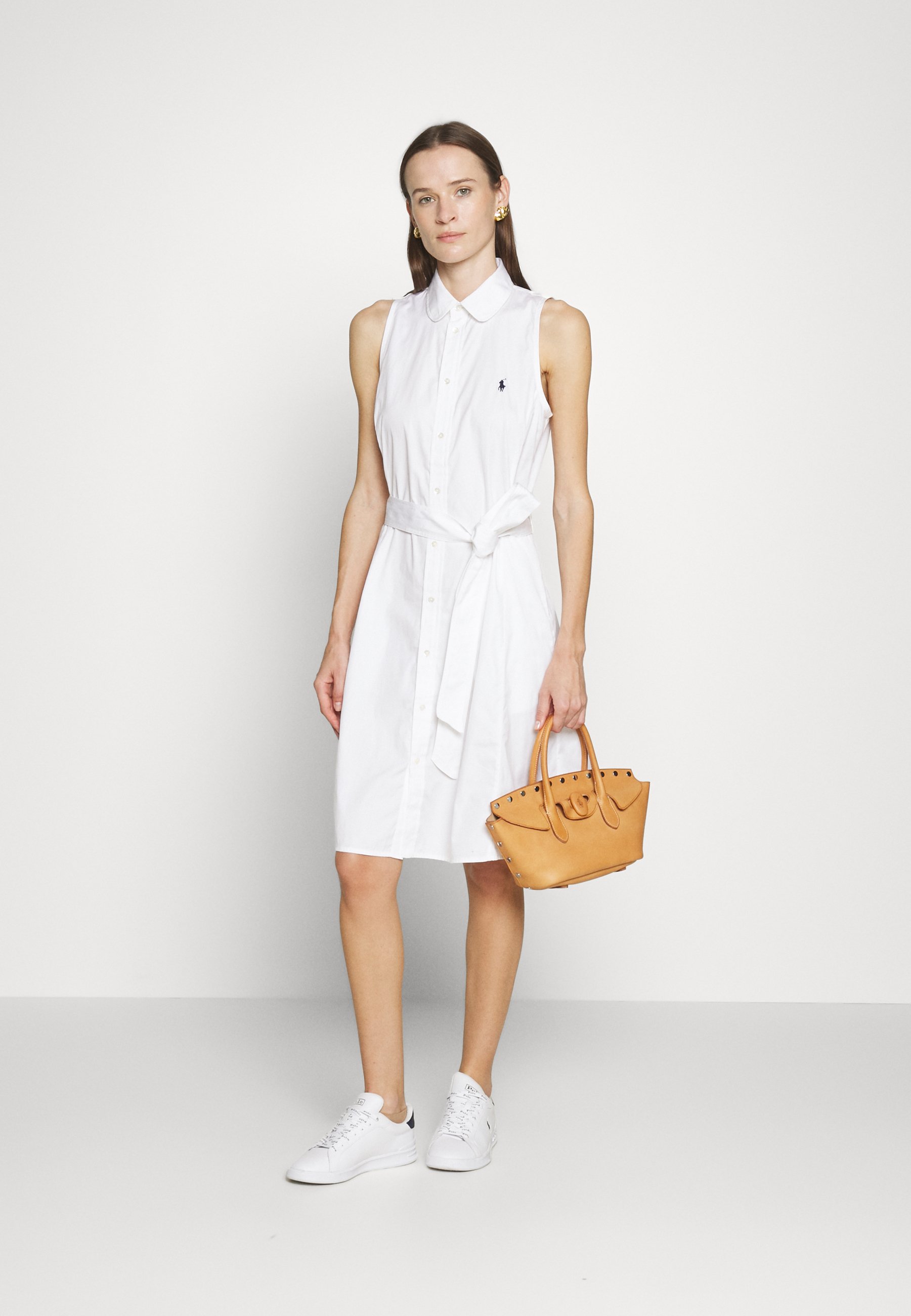 Polo Ralph Lauren BLAR DRESS - Shirt dress - white/off-white