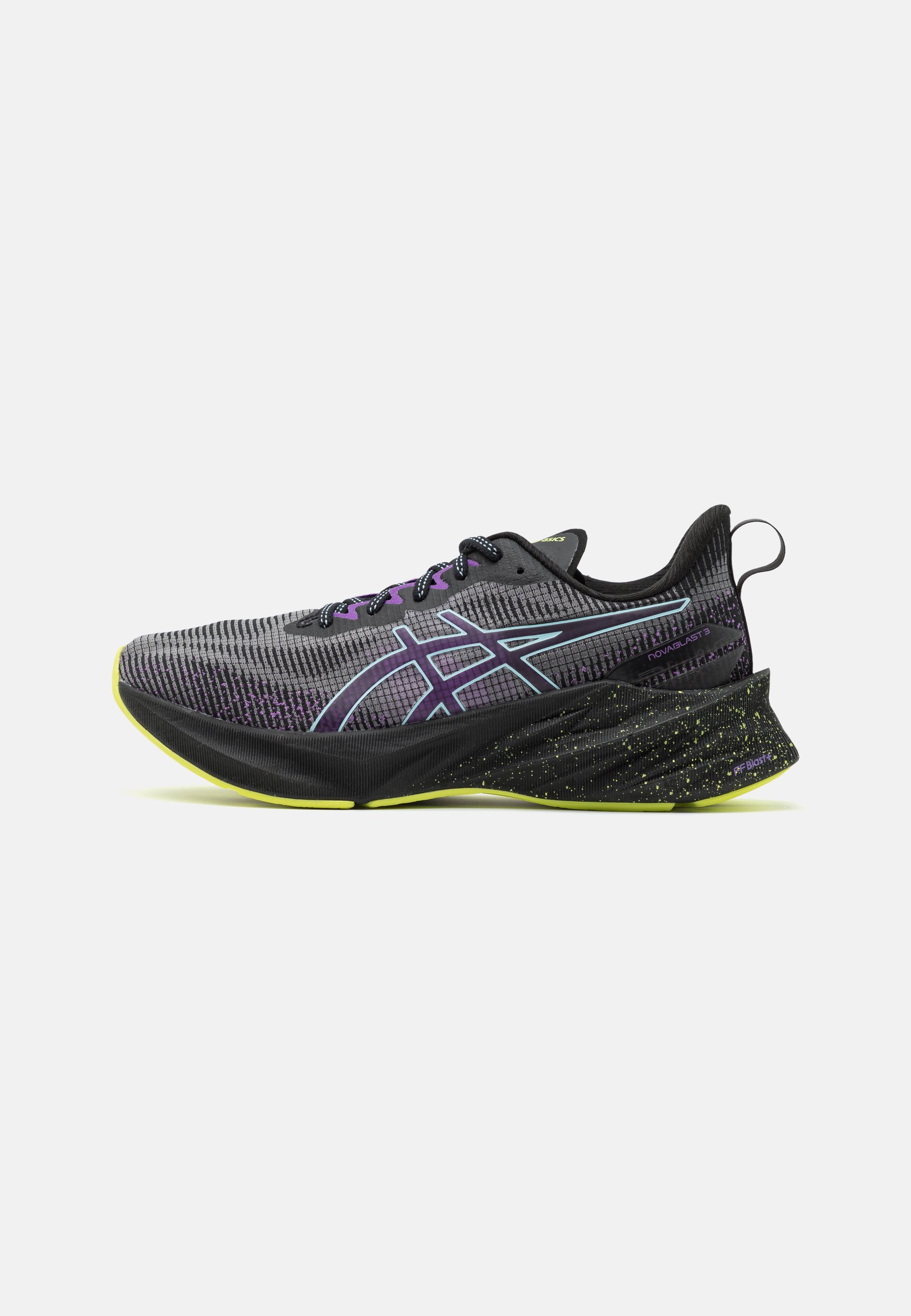 ASICS NOVABLAST  - Neutral running shoes - black/cyber grape/black