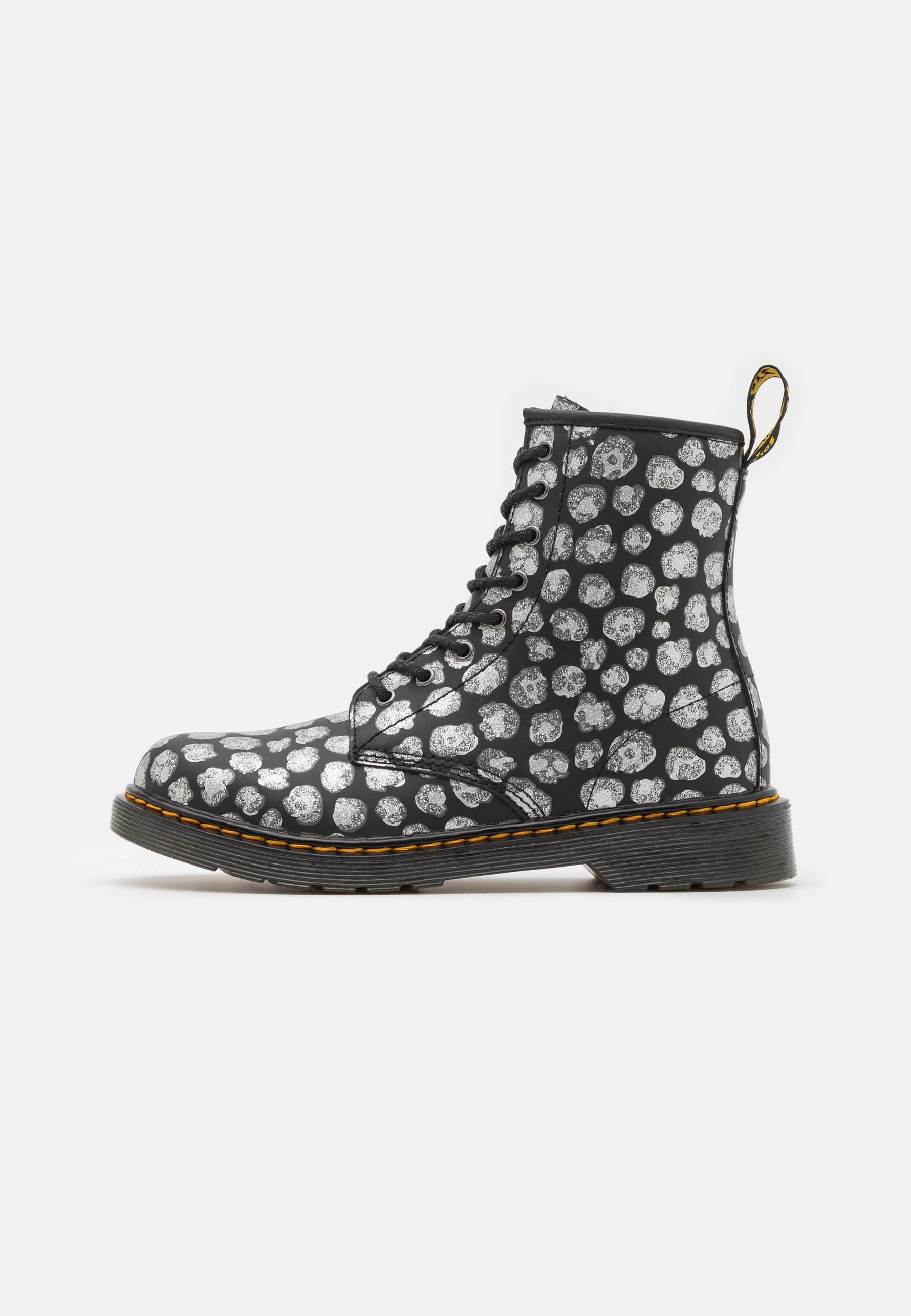 Dr. Martens 1460  - Lace-up ankle boots - black/metallic grey/black