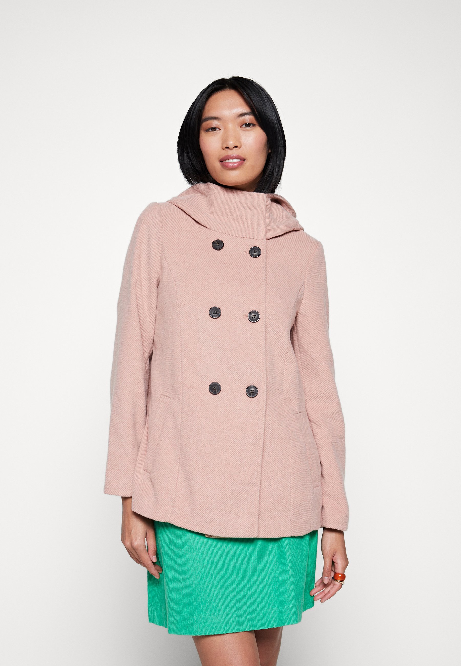 Vero Moda VMSHILA JACKET - Short coat - old rose melange/light pink