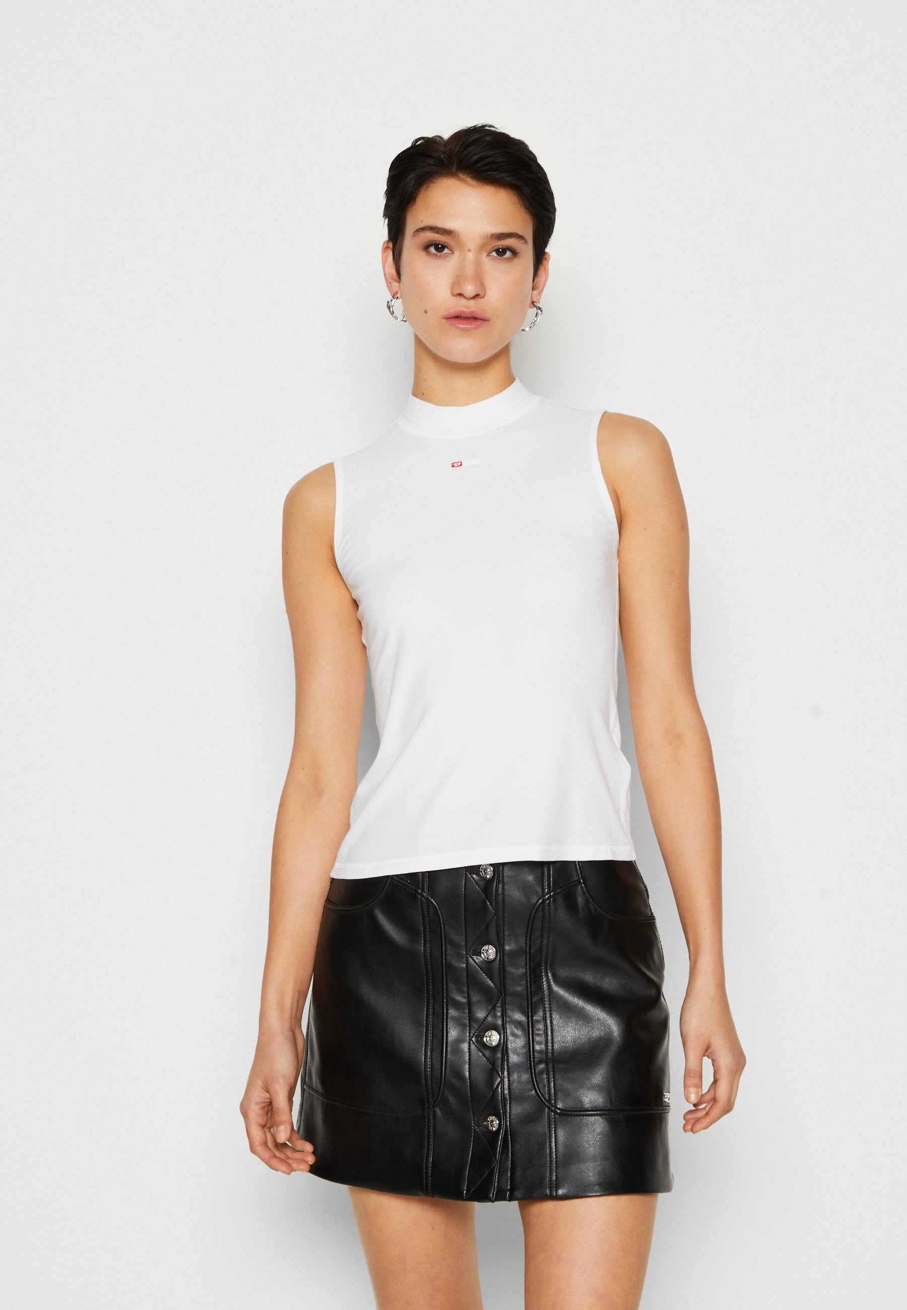 Diesel T-MOKKY-SL-MICRODIV - Top - 100/white
