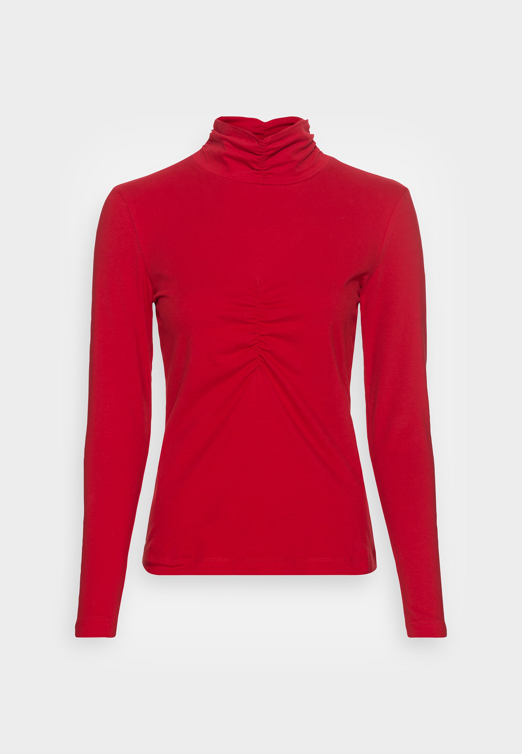 Esprit LSLV PEACHED SL - Long sleeved top - dark red/bordeaux