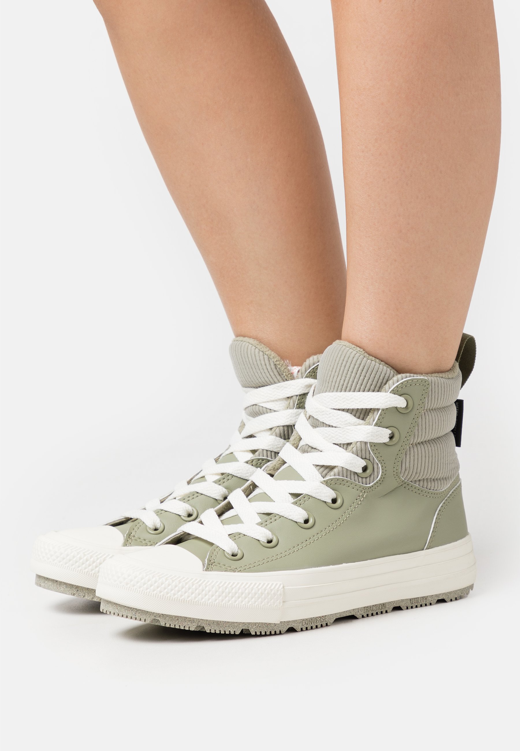 Converse CHUCK TAYLOR ALL STAR BERKSHIRE  - High-top trainers - light field surplus/khaki