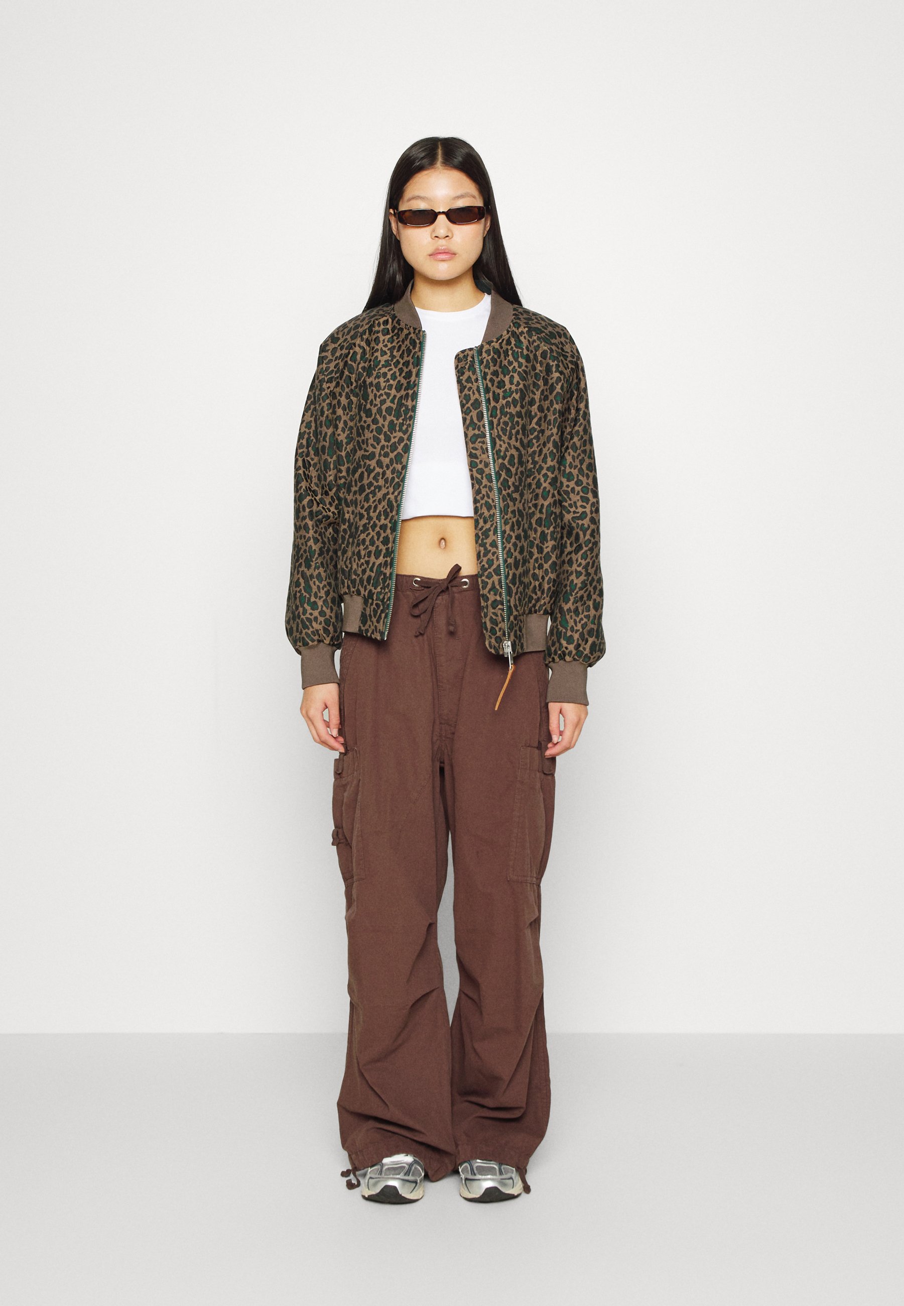 Scotch & Soda OVERSIZED JACKET - Bomber Jacket - creatures of the night/brown