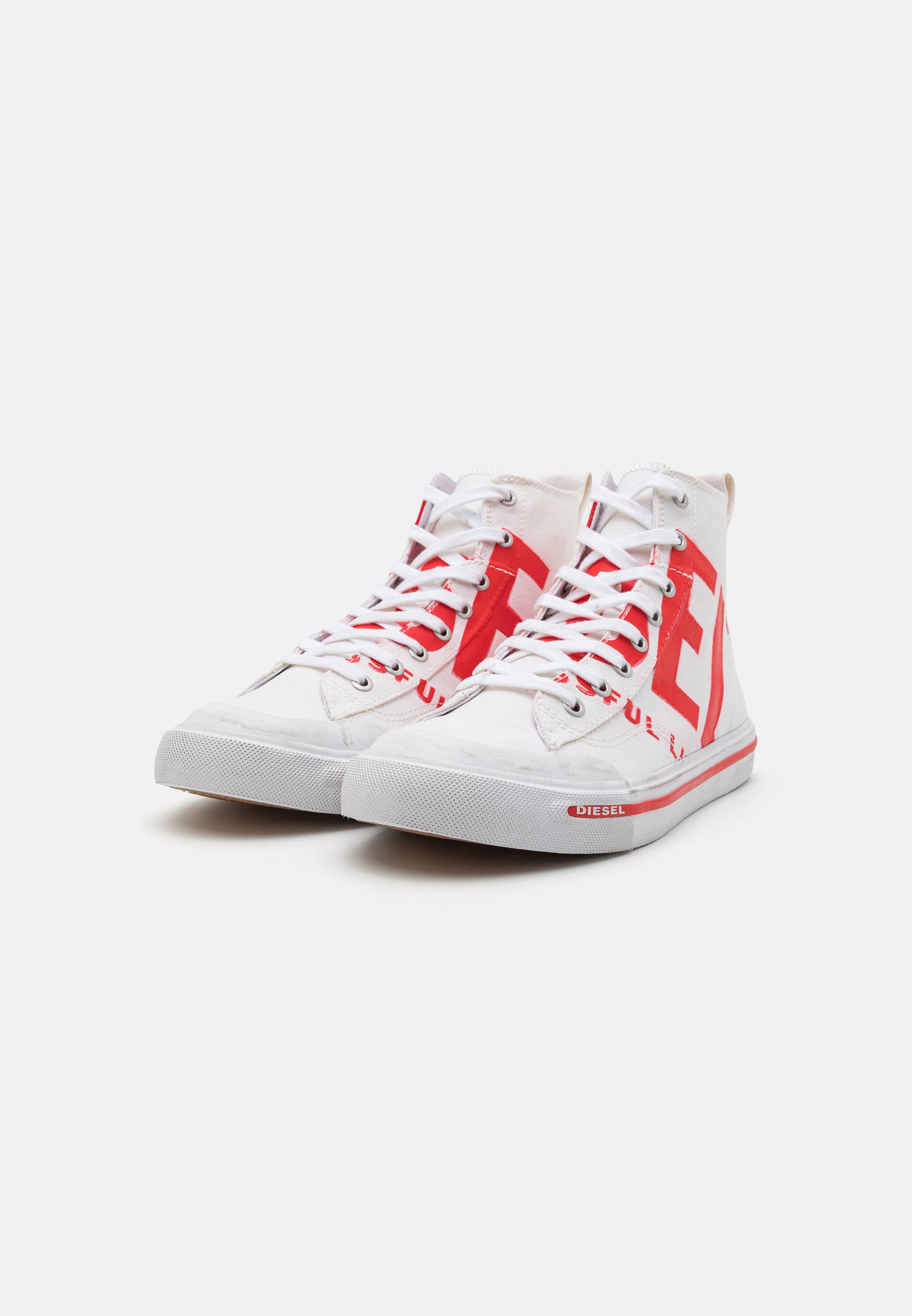 Diesel S-ATHOS MID X - High-top trainers - white
