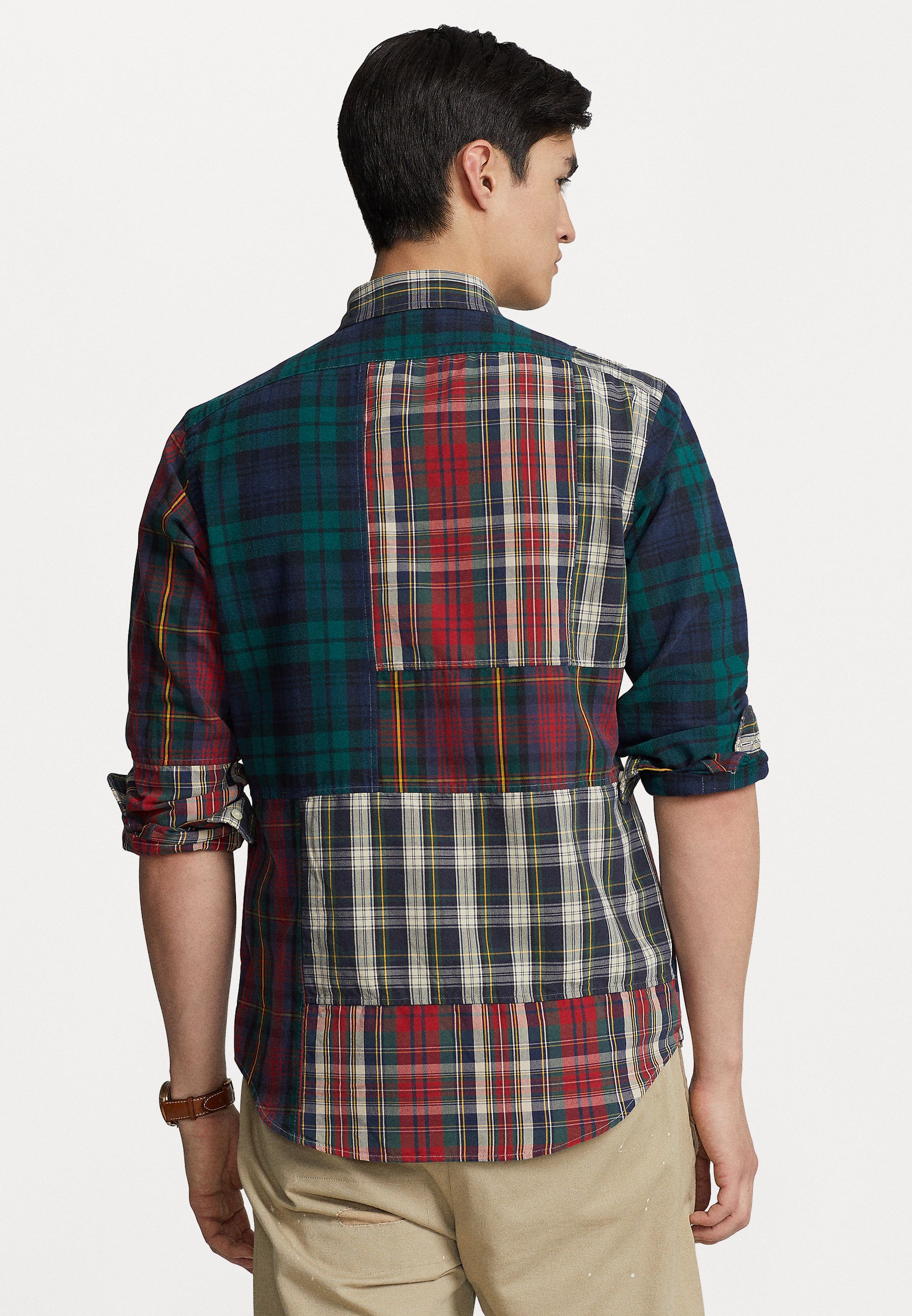 Polo Ralph Lauren LONG SLEEVE - Shirt - multi-coloured/dark blue