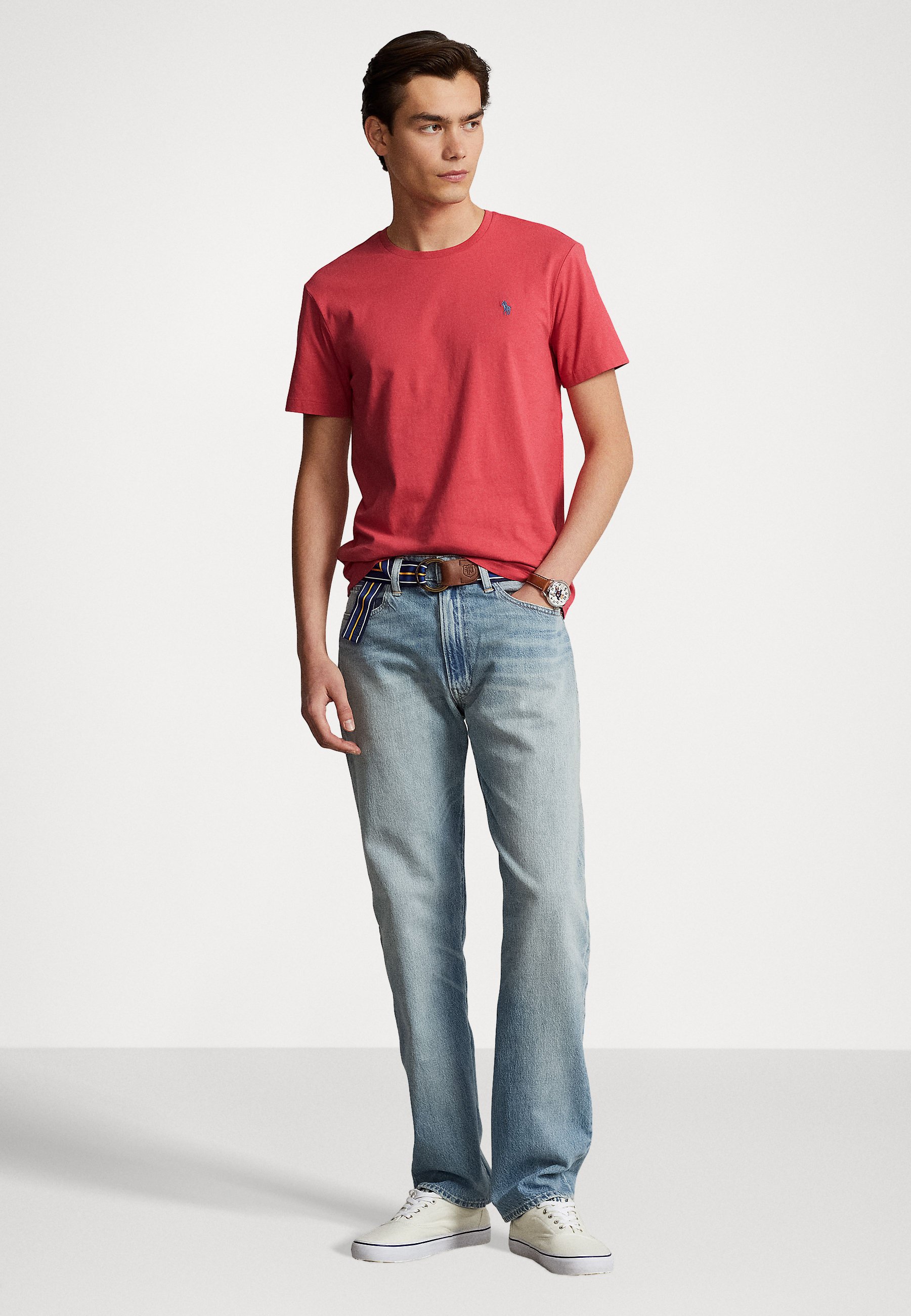 Polo Ralph Lauren SHORT SLEEVE - Basic T-shirt - red sky/red