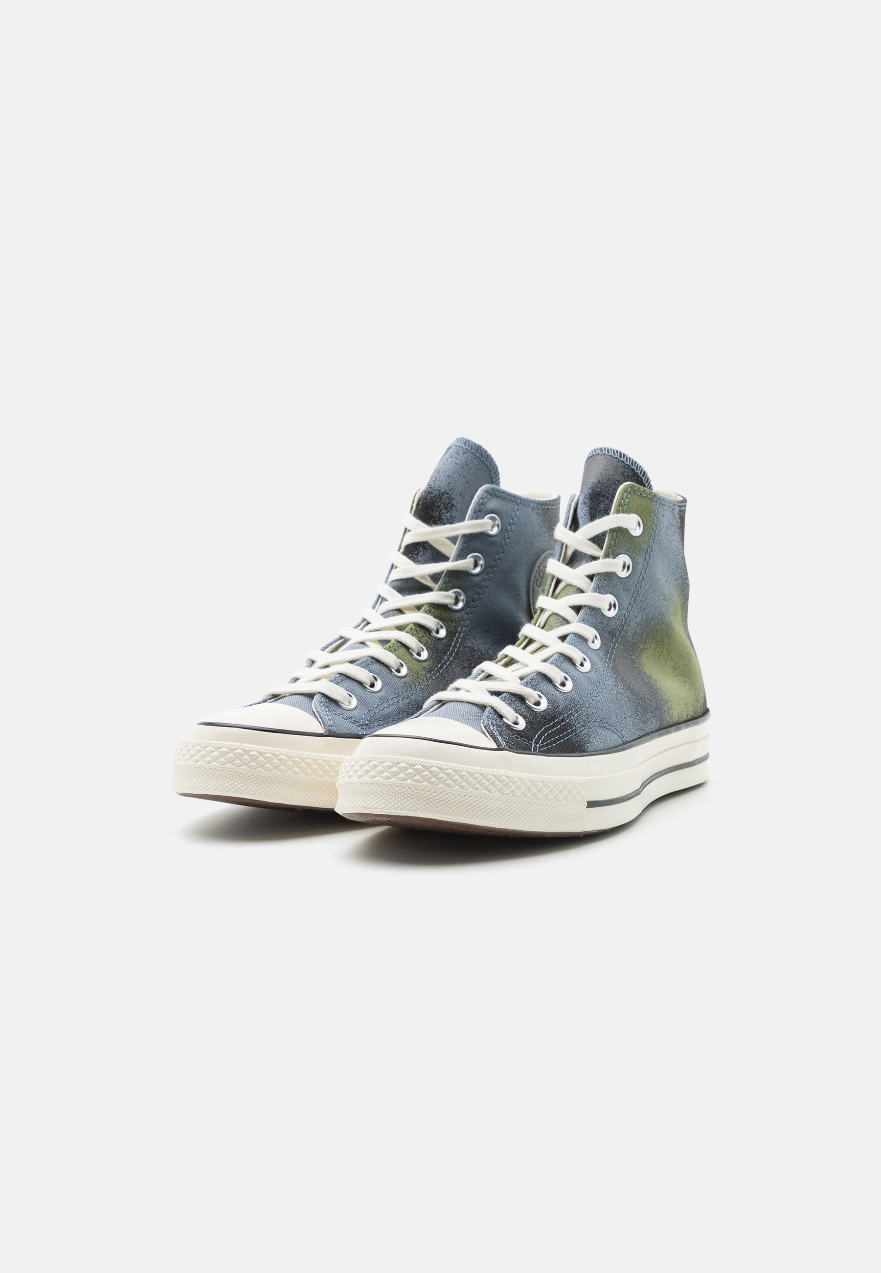 Converse CHUCK 70 SPRAY PAINT UNISEX - High-top trainers - lunar grey/cyber grey/grassy/grey