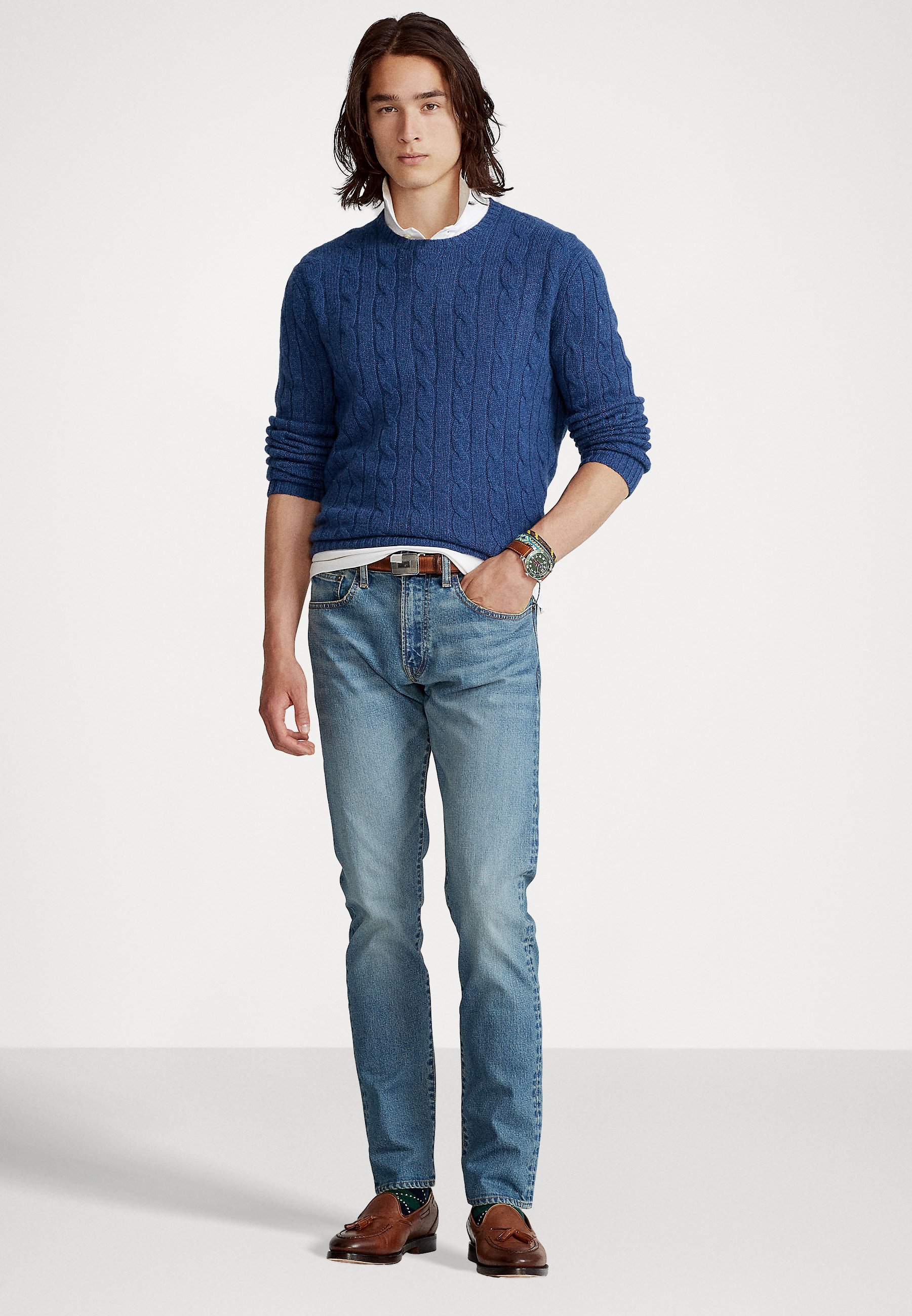 Polo Ralph Lauren ELDRIDGE SKINNY STRETCH JEANS - Slim fit jeans - dixon/blue denim