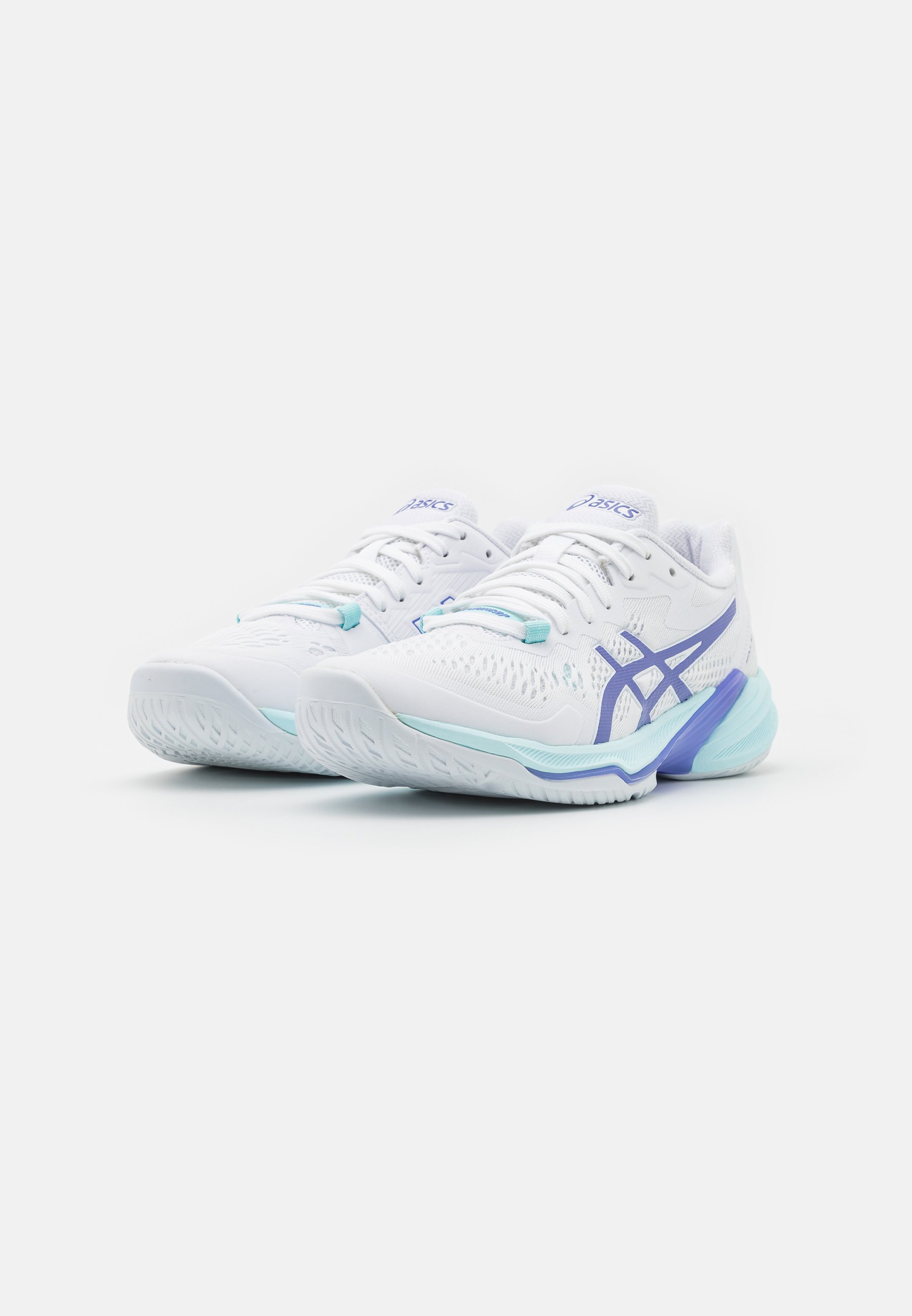 ASICS SKY ELITE FF 2 - Volleyball shoes - white/blue violet/white