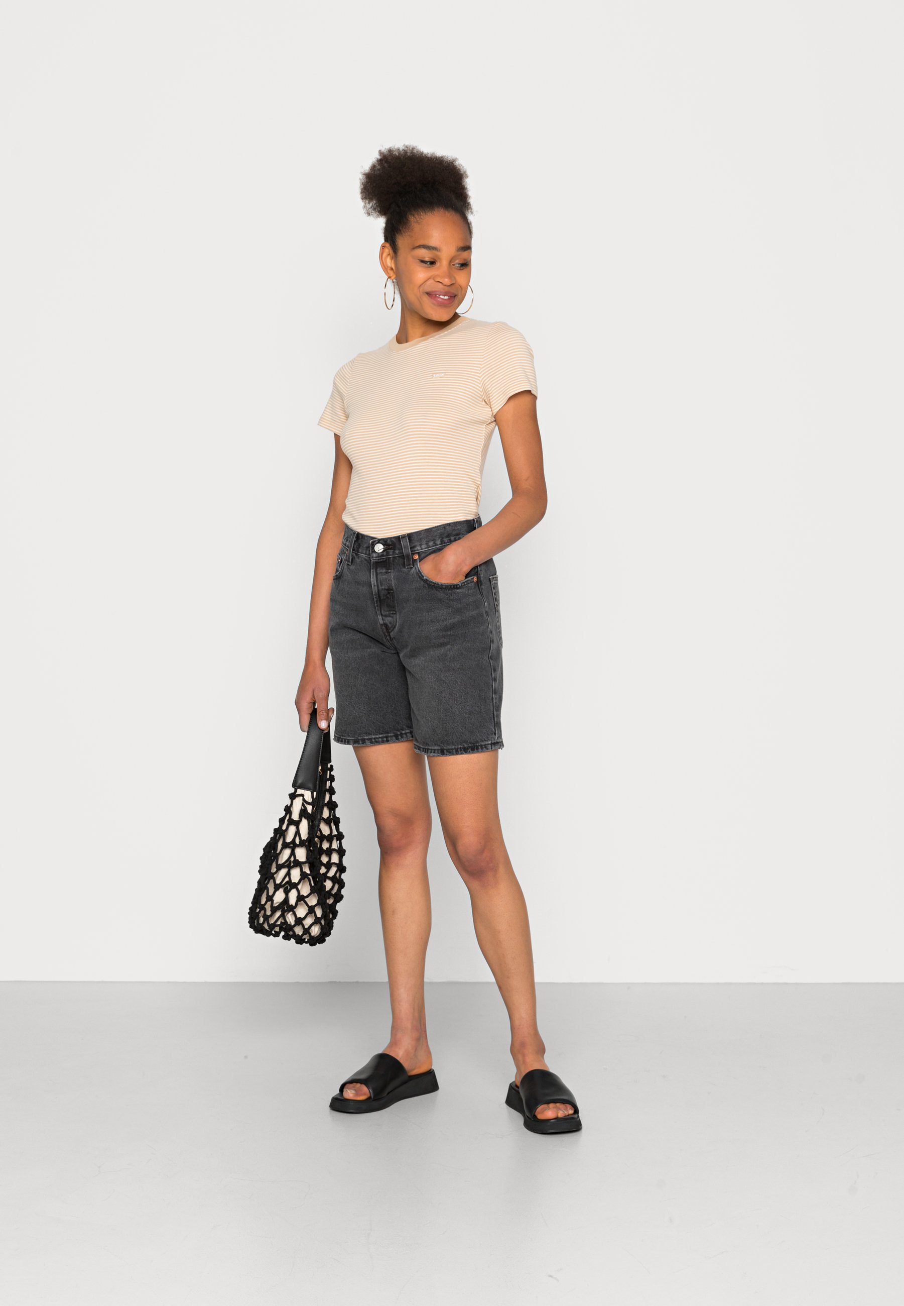 Levi's® 501® '90S SHORT - Denim shorts - blended/black denim