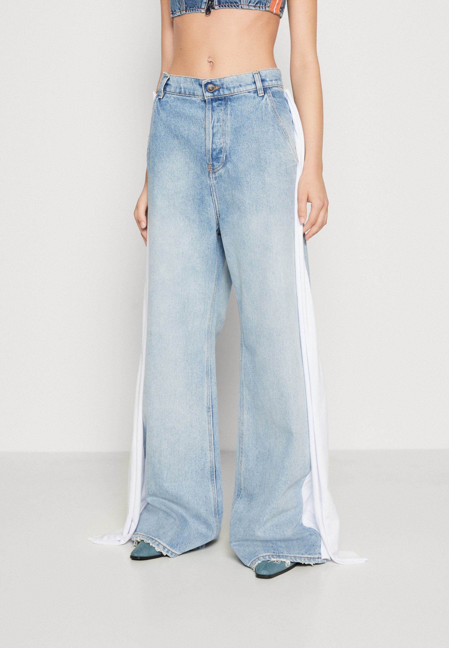 Diesel D-SIRE-WORK-S1 - Relaxed fit jeans - denim/light-blue denim