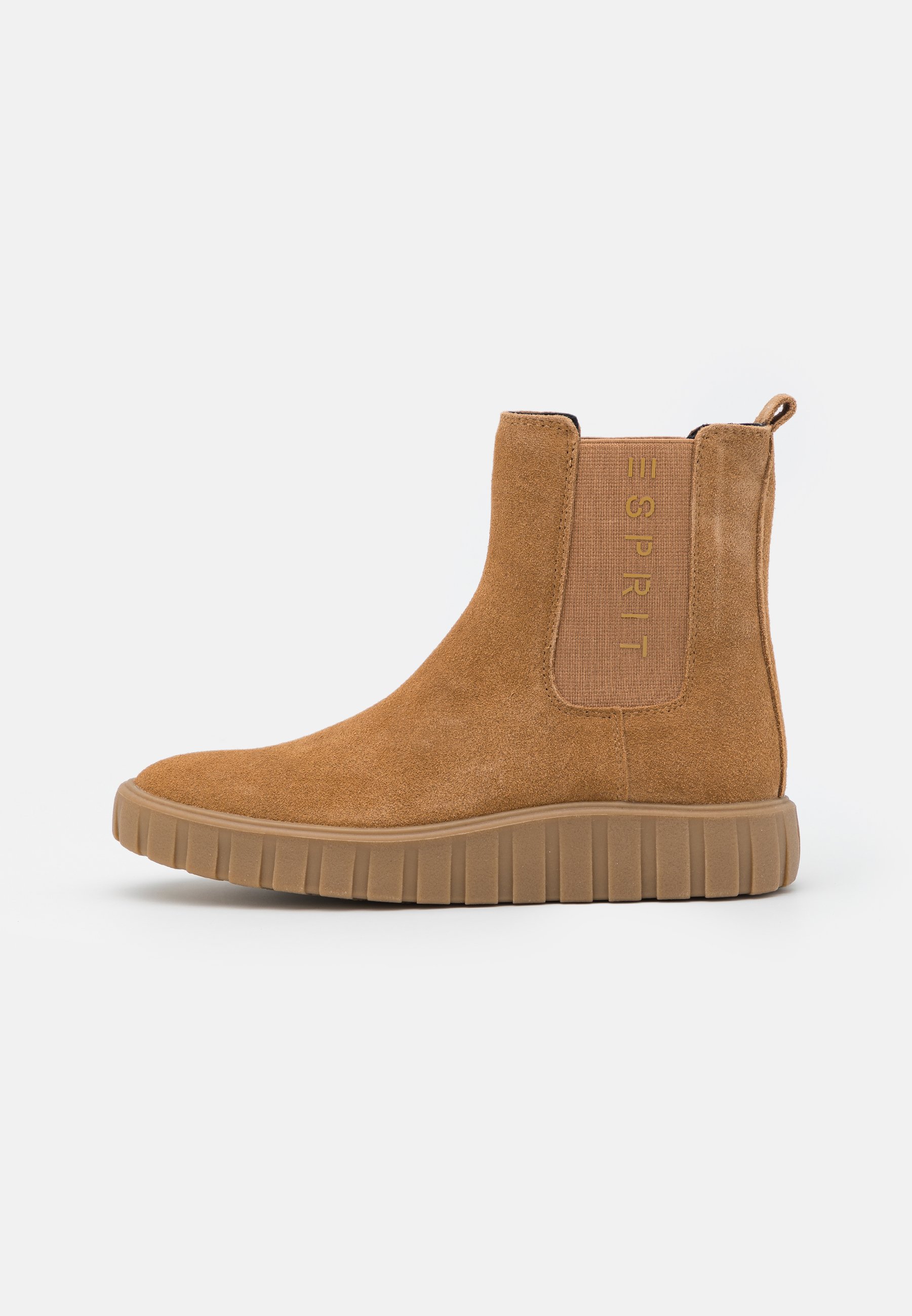 Esprit Platform ankle boots - caramel/cognac