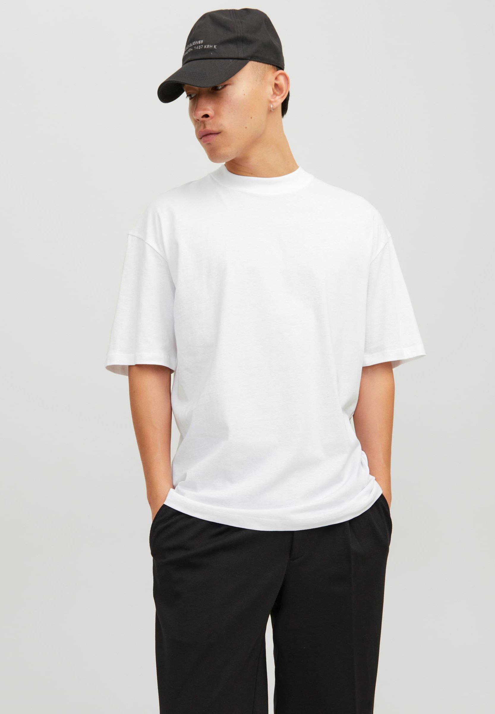 Jack &Jones JJETIMO TEE - Basic T-shirt - white