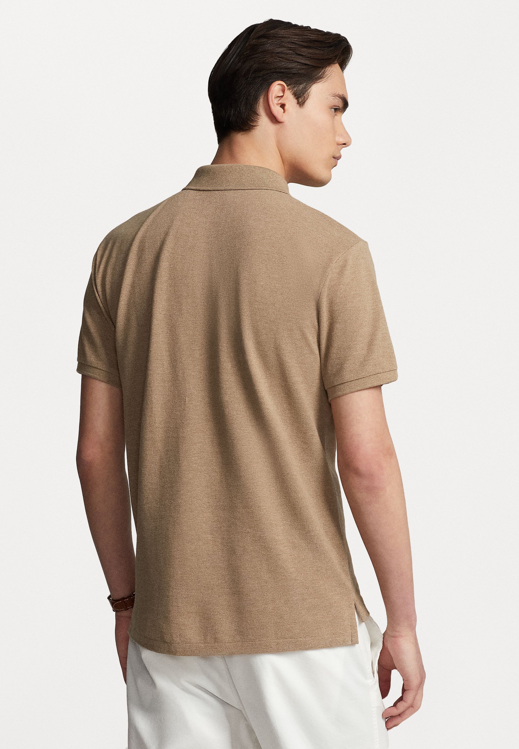 Polo Ralph Lauren SHORT SLEEVE - Polo shirt - italian heather/brown