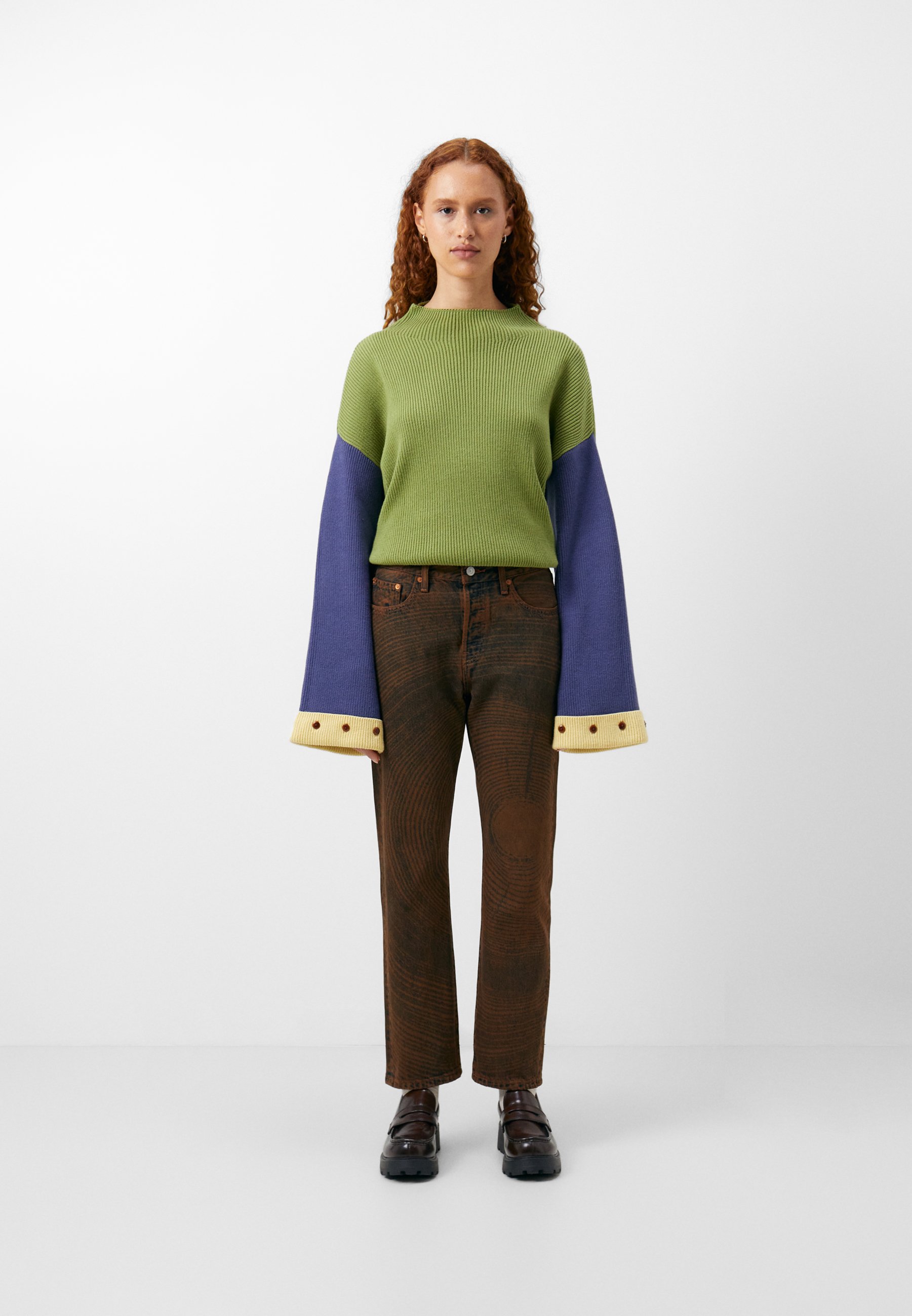 Levi's® LEVI's® X EMMA CHAMBERLAIN 501® ORIGINAL - Straight leg jeans - brown