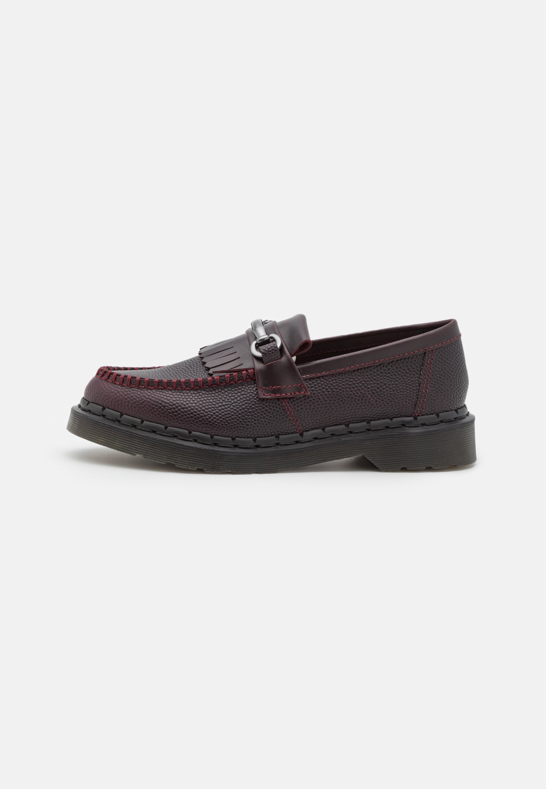 Dr. Martens ADRIAN SNAFFLE - Slip-ons - oxblood/pebble grain/dark red