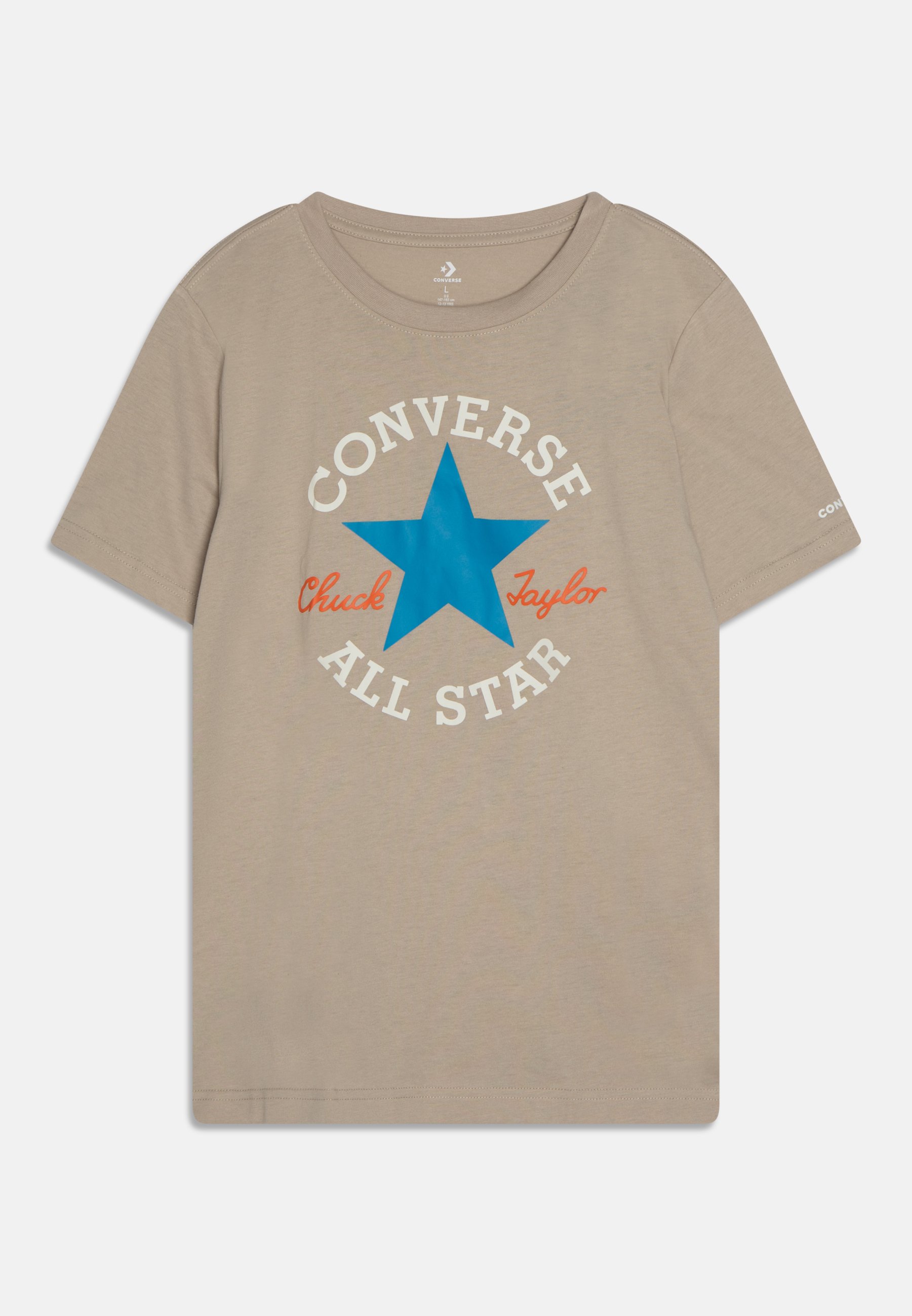 Converse DISSECTED CHUCK PATCH TEE - Print T-shirt - beach stone/sand