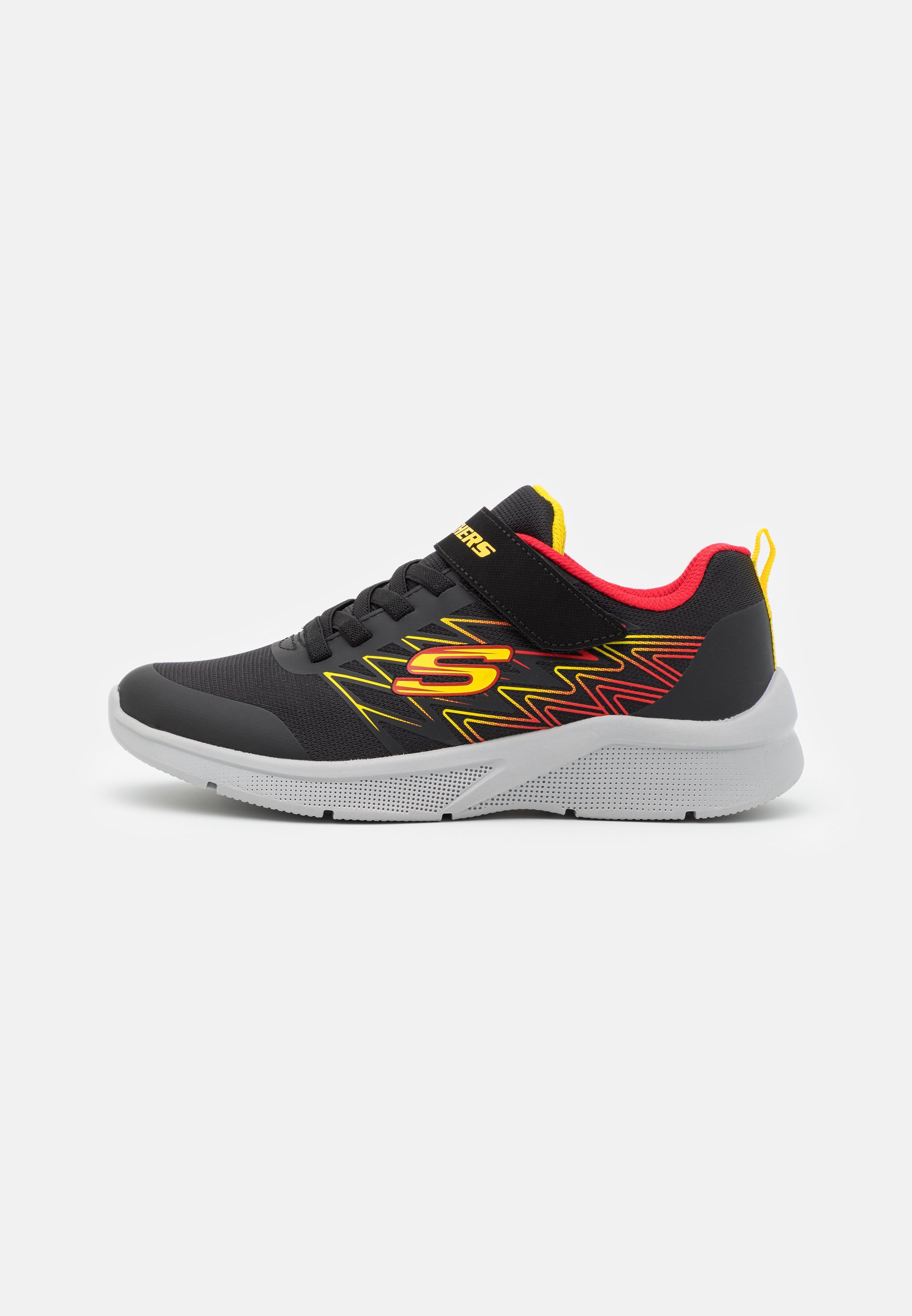 Skechers MICROSPEC - Trainers - black/red/yellow/black