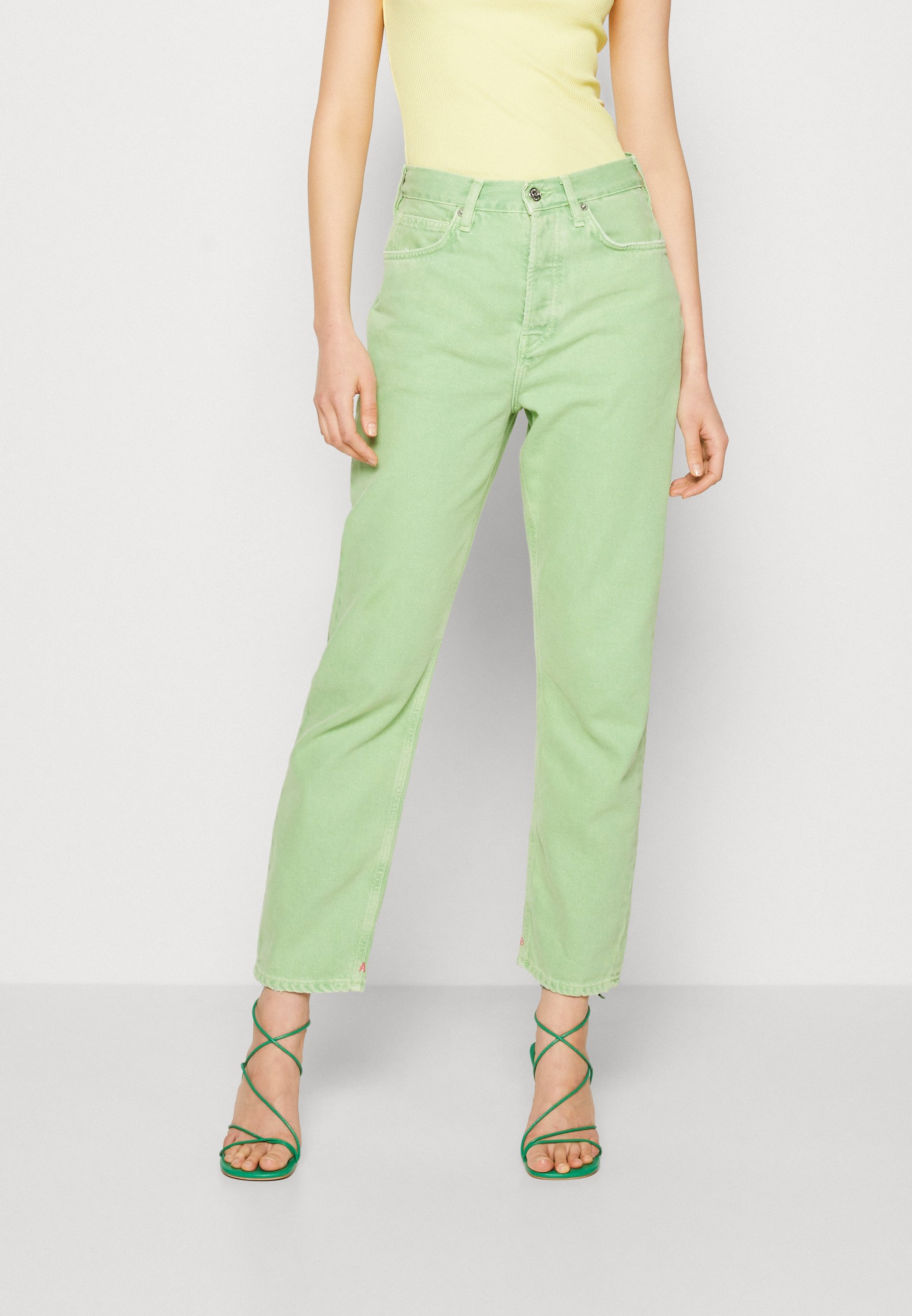 Scotch & Soda THE BAY GARMENT DYE COLOURS - Relaxed fit jeans - bright parakeet/light green