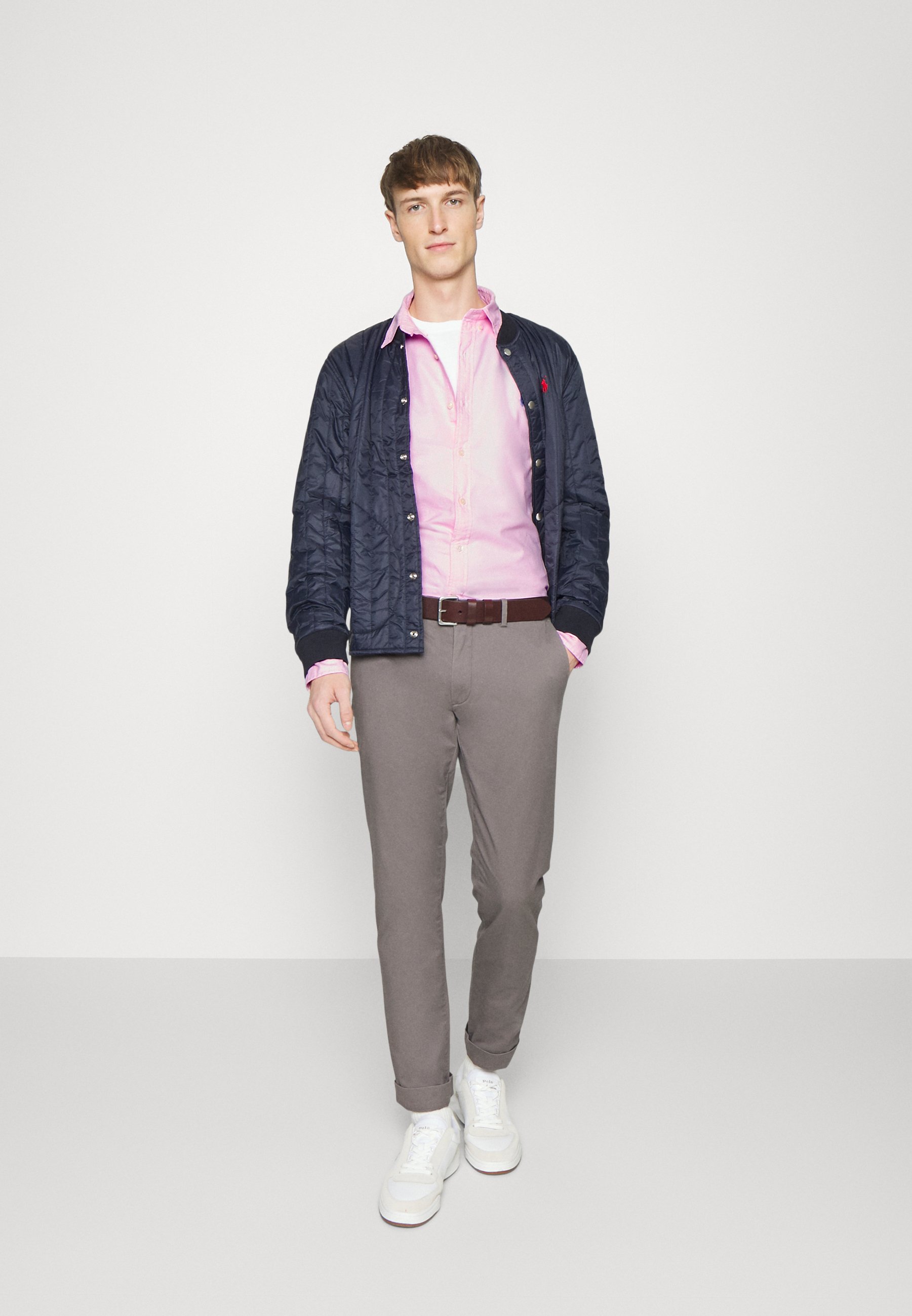 Polo Ralph Lauren LONG SLEEVE SPORT - Shirt - carmel pink/pink