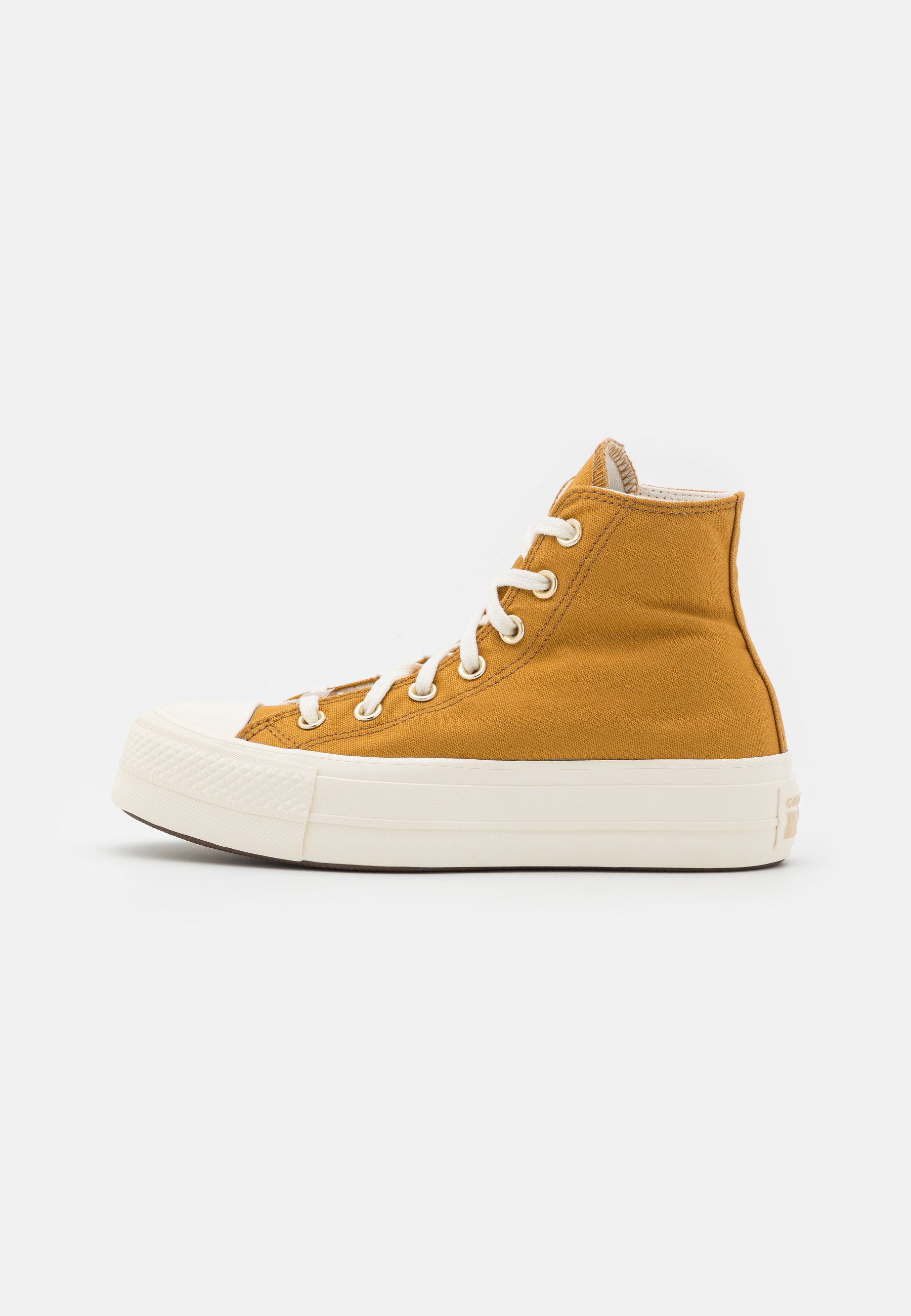 Converse CHUCK TAYLOR ALL STAR LIFT - High-top trainers - burnt honey/light gold/egret/mustard yellow