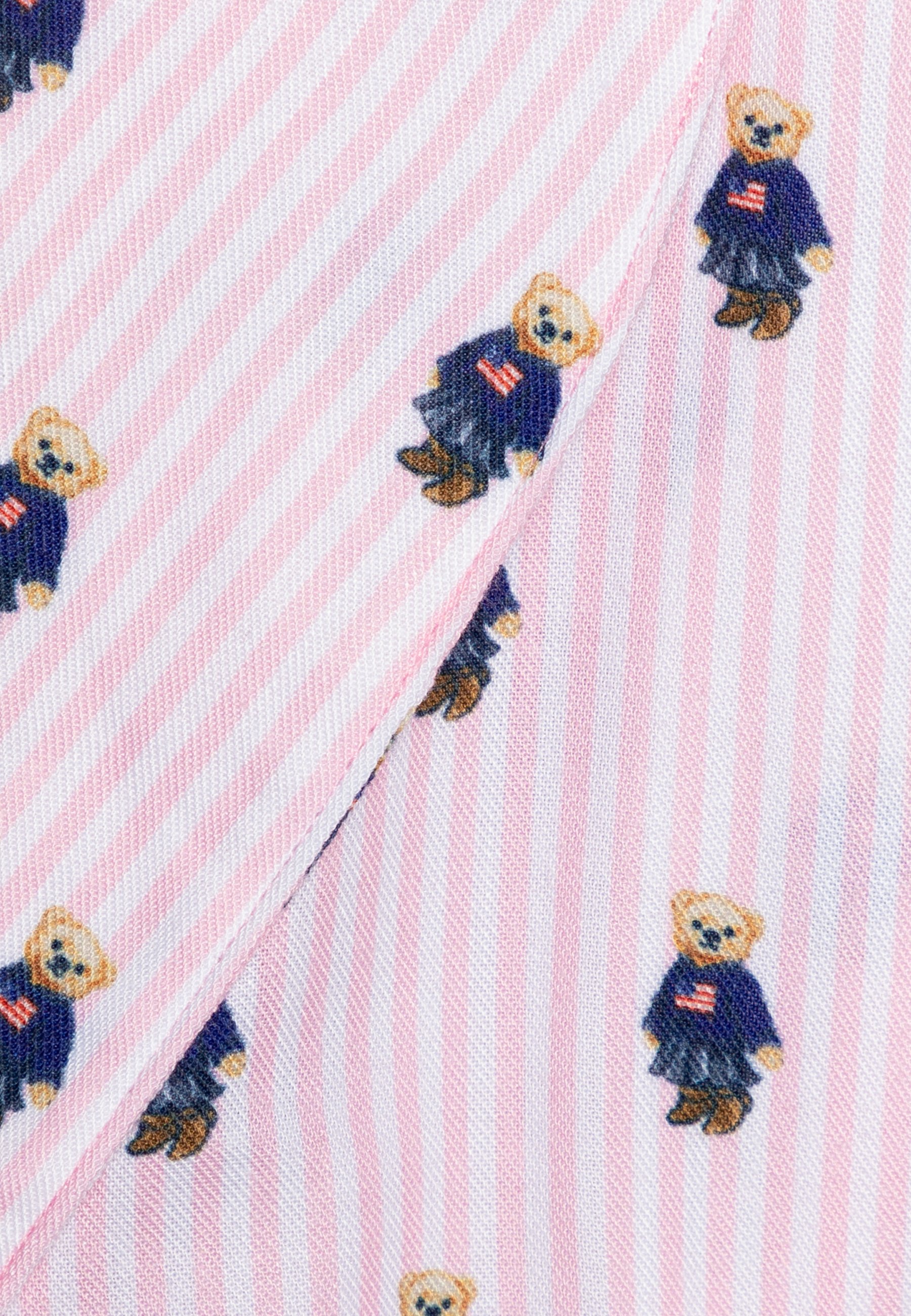 Polo Ralph Lauren BEAR ROBE - Dressing gown - carmel pink/pink