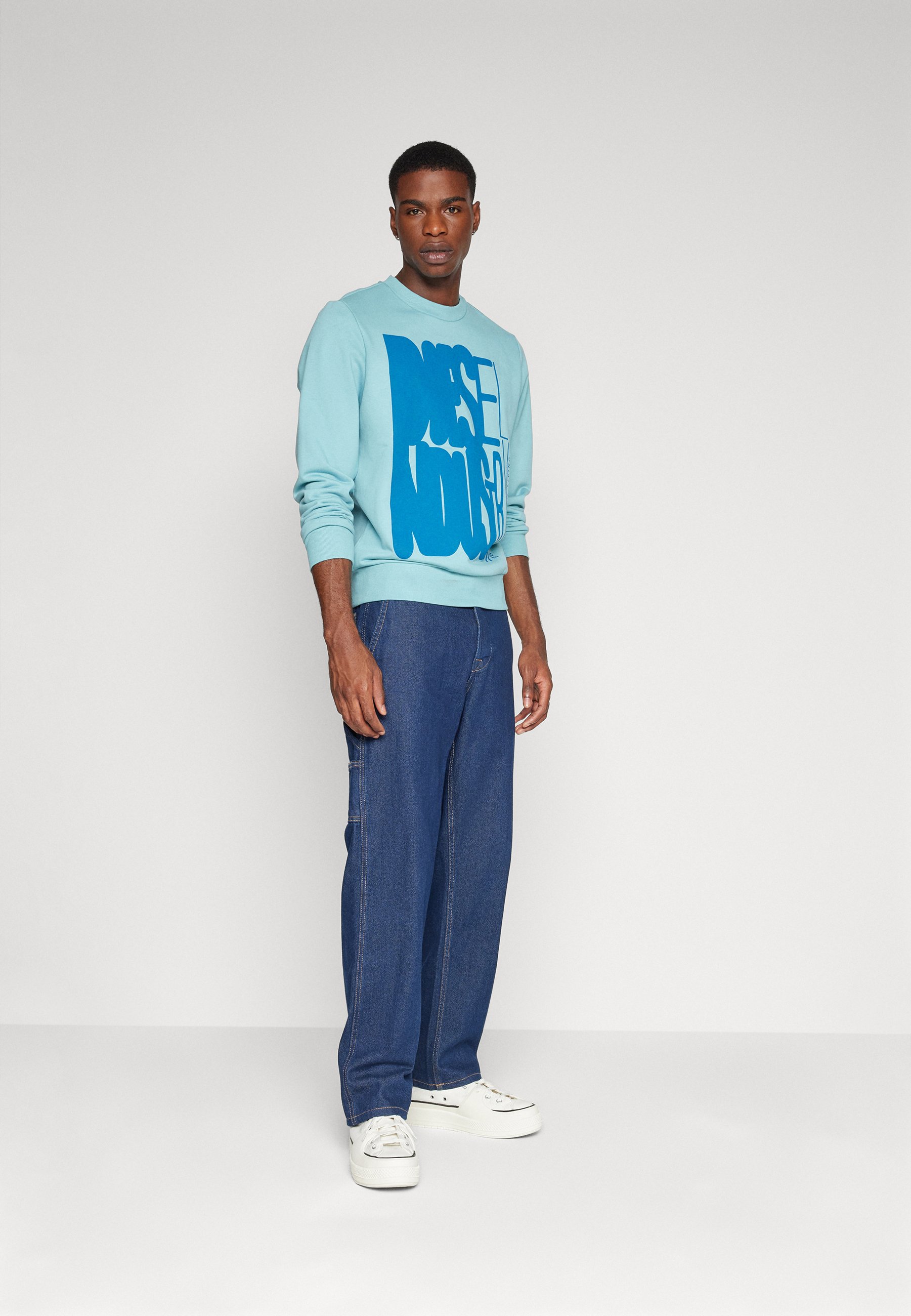 Diesel GINN UNISEX - Sweatshirt - blue
