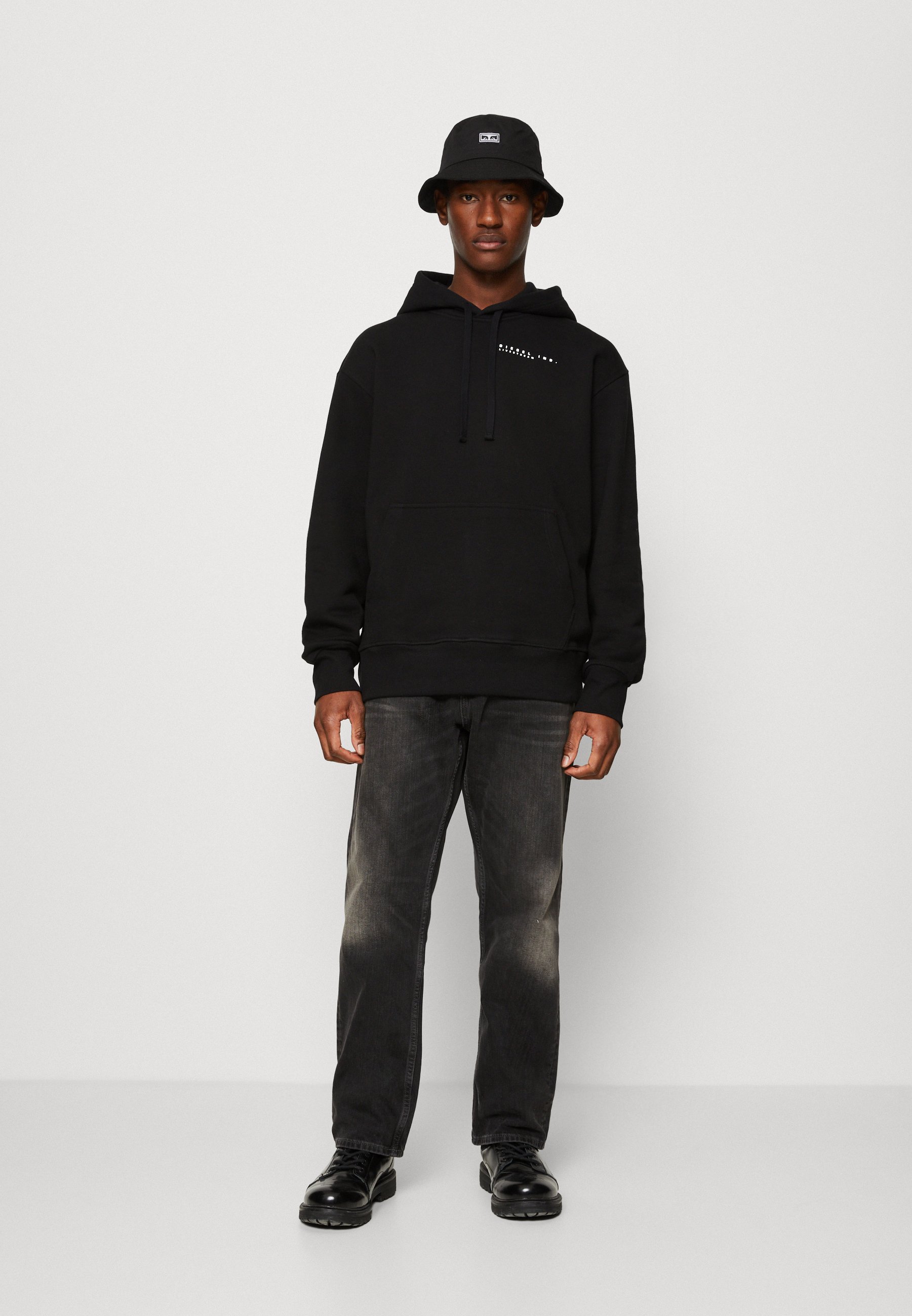 Diesel MACS HOOD UNISEX - Hoodie - black