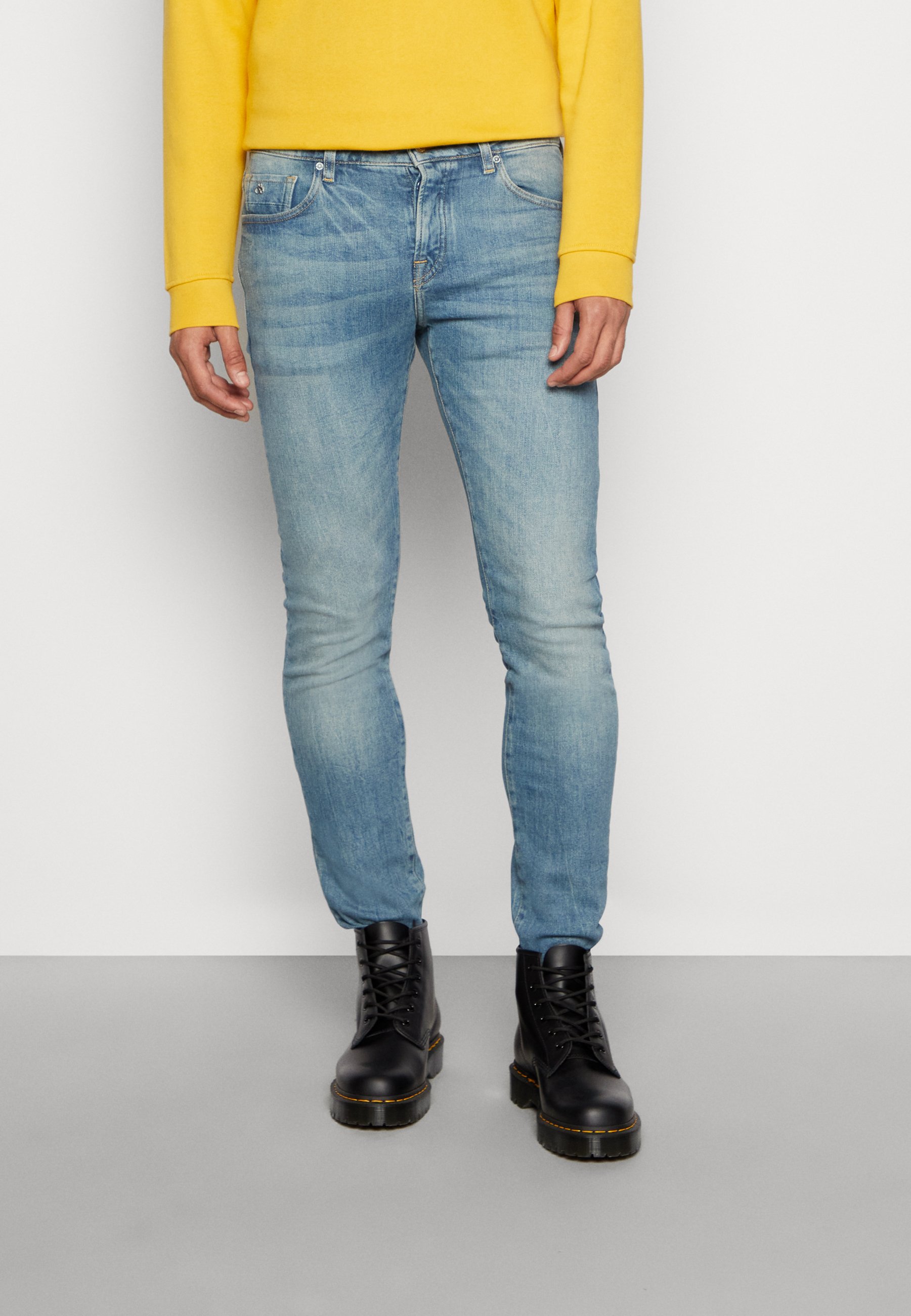 Scotch & Soda ESSENTIALS RALSTON REGULAR SLIM - Slim fit jeans - scrape and move/blue denim