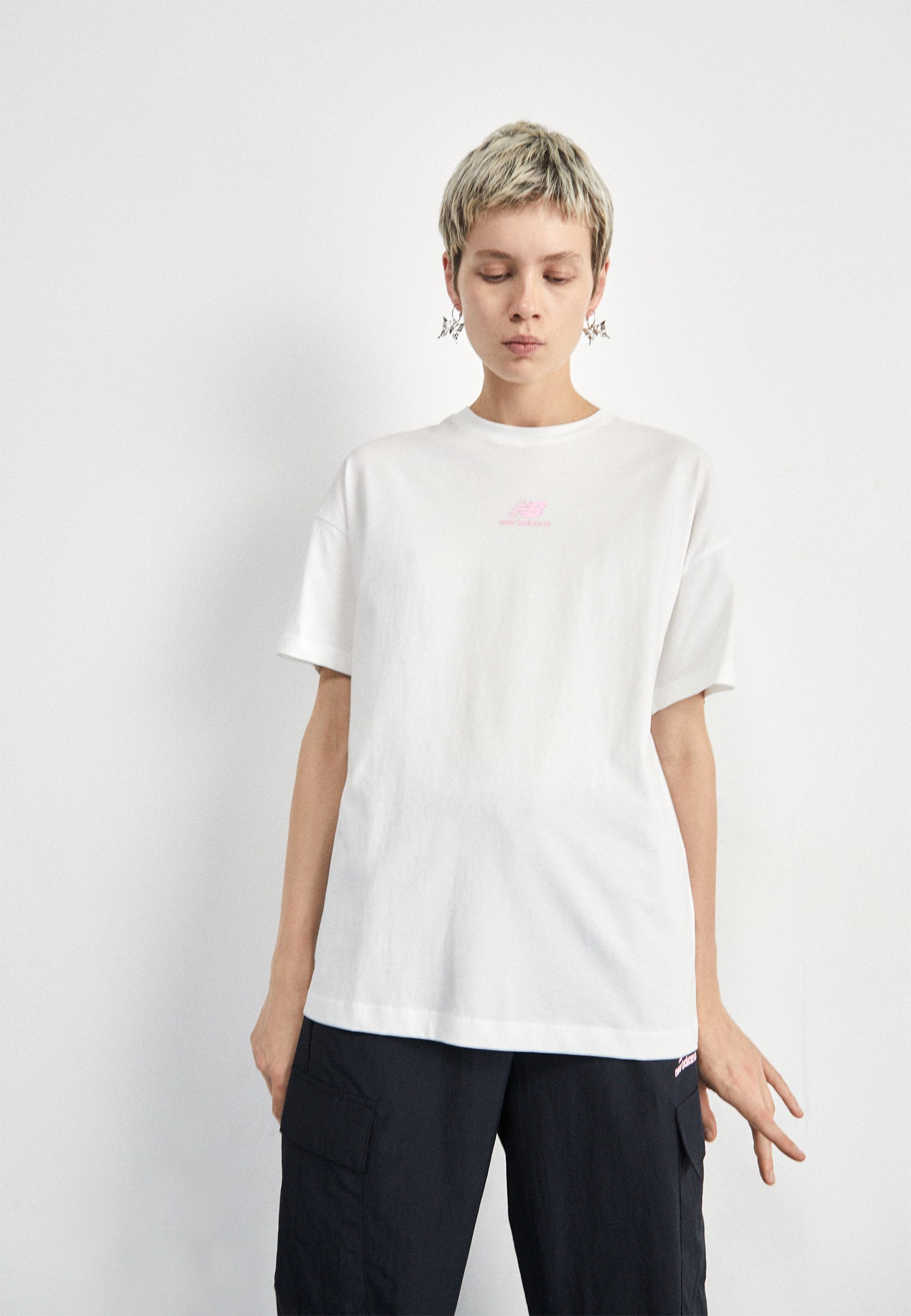 NB TEE - Print T-shirt - white