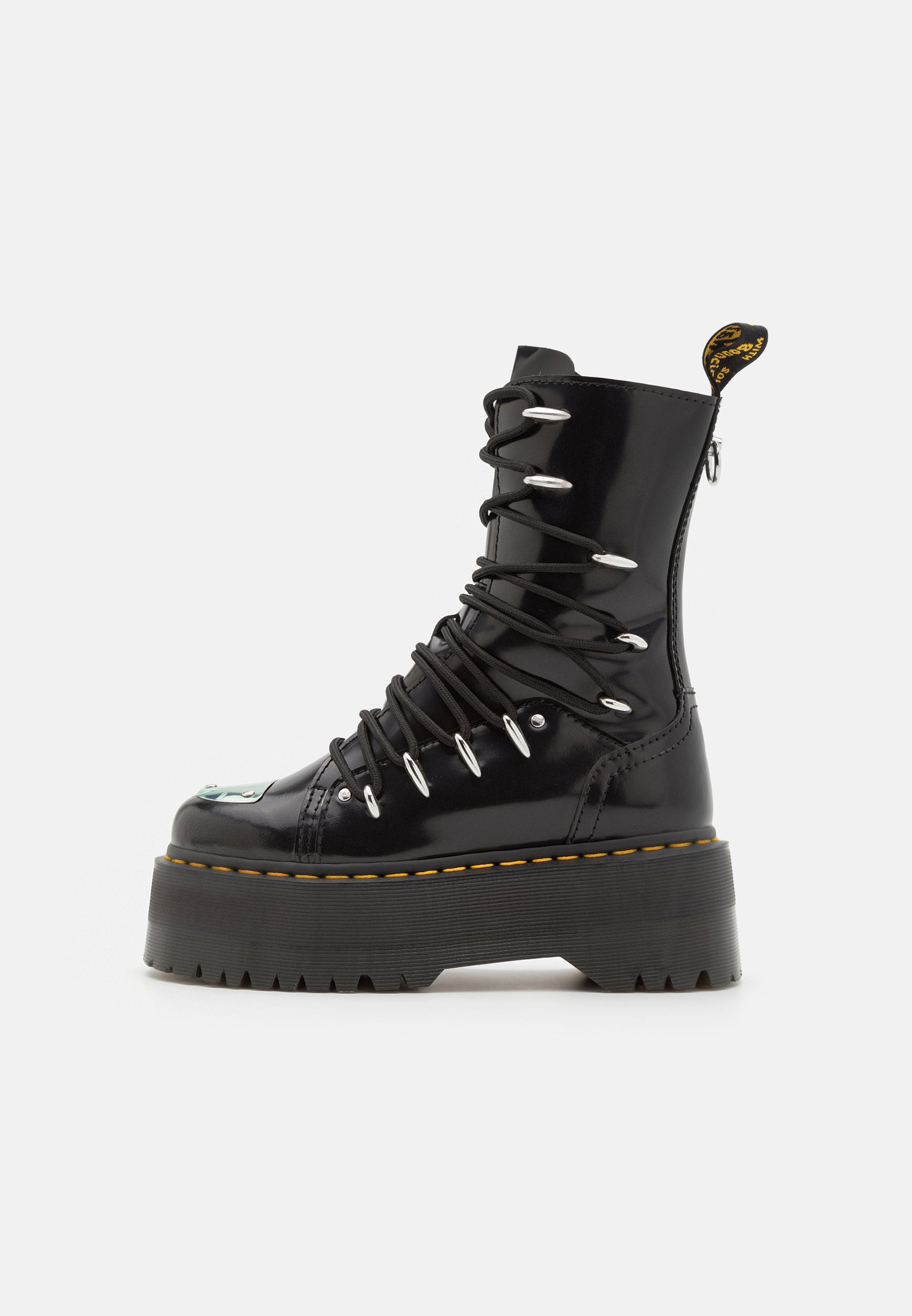 Dr. Martens JADON HI MAX - Lace-up ankle boots - black buttero/black