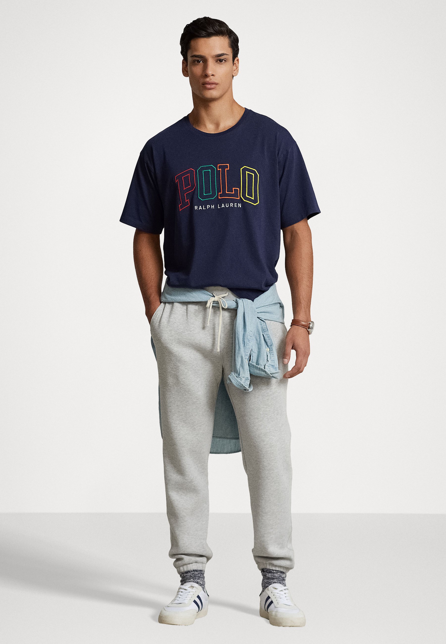 Polo Ralph Lauren SHORT SLEEVE - Print T-shirt - cruise navy/dark blue