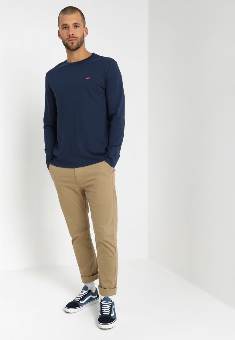 Levi's® ORIGINAL TEE - Long sleeved top - dress blues/dark blue