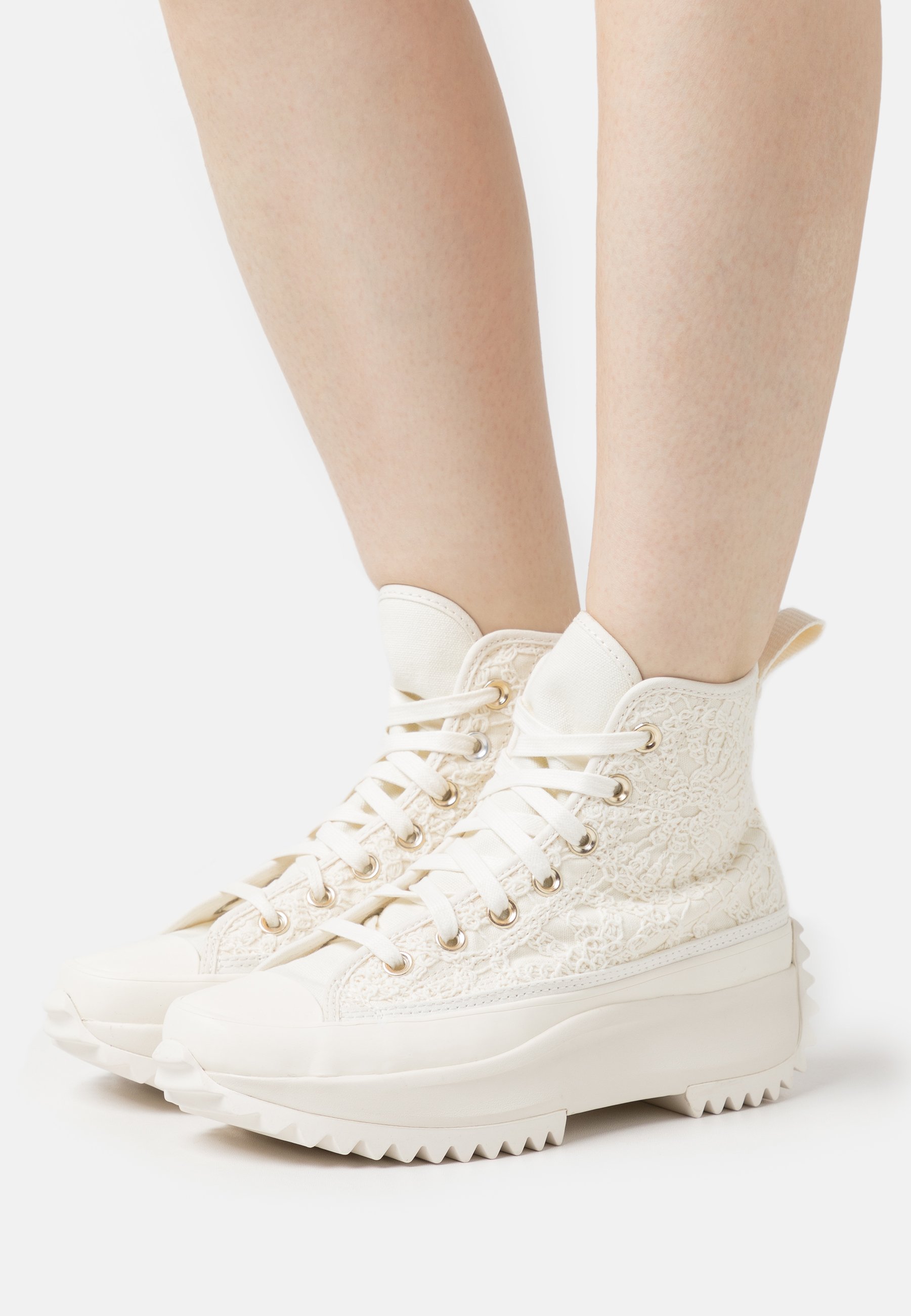 Converse RUN STAR HIKE - High-top trainers - beige/light gold/beige